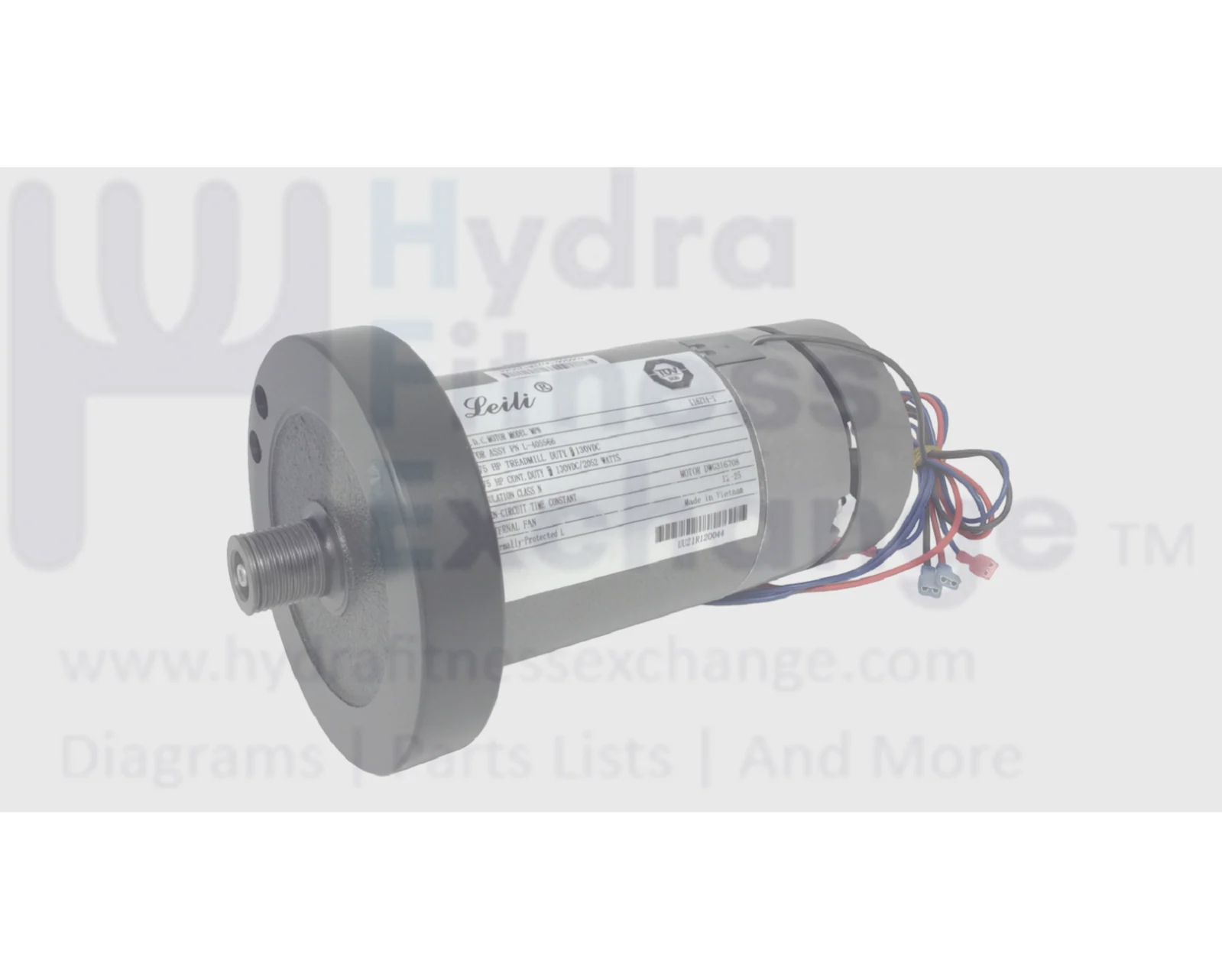 NordicTrack Treadmill DC Drive Motor with Flywheel MFR-L-405566 & 423415
