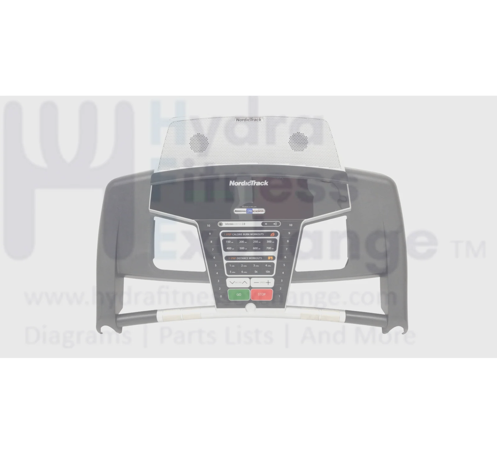 NordicTrack Treadmill Display Console Assembly MFR-ETS599410V1 & 315449 & 284022