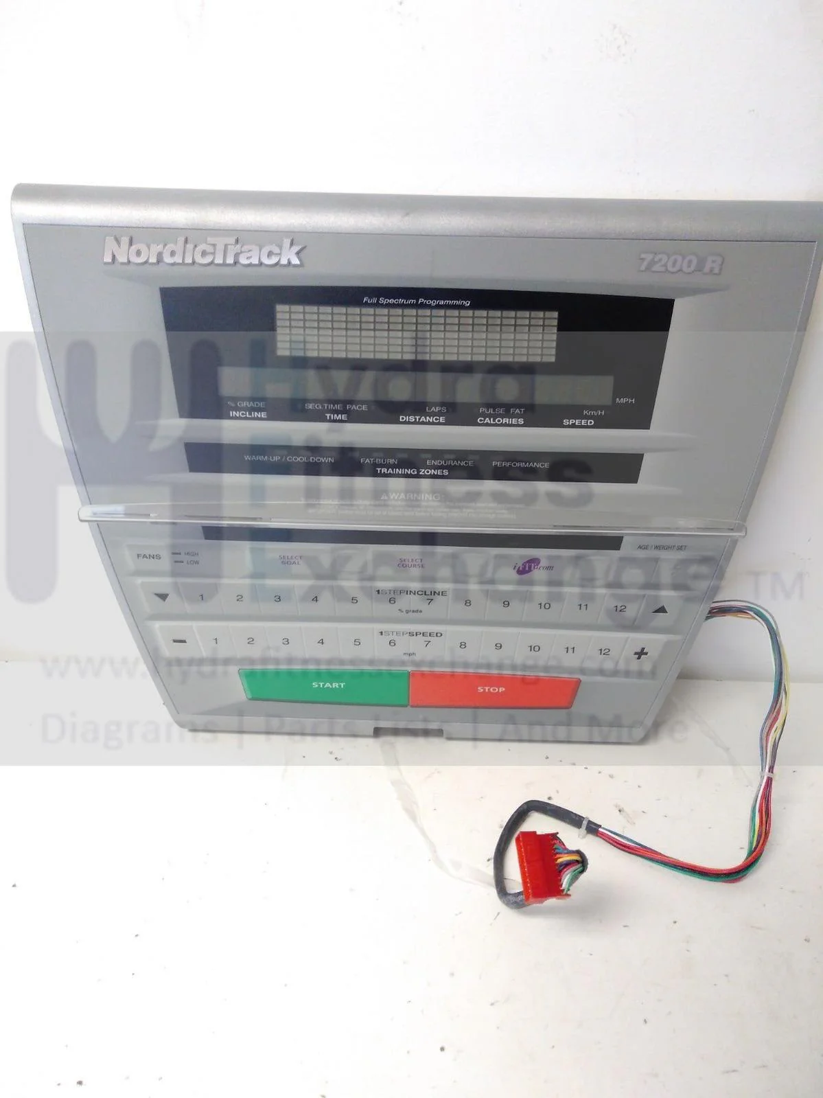 NordicTrack  Treadmill Display Console Panel 000-0324 - Image 2