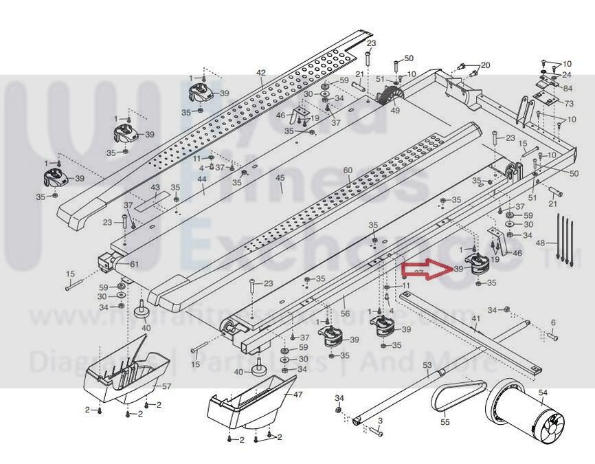 NordicTrack Treadmill Isolator Deck Shock with Screw and Washer 369377 - Image 2
