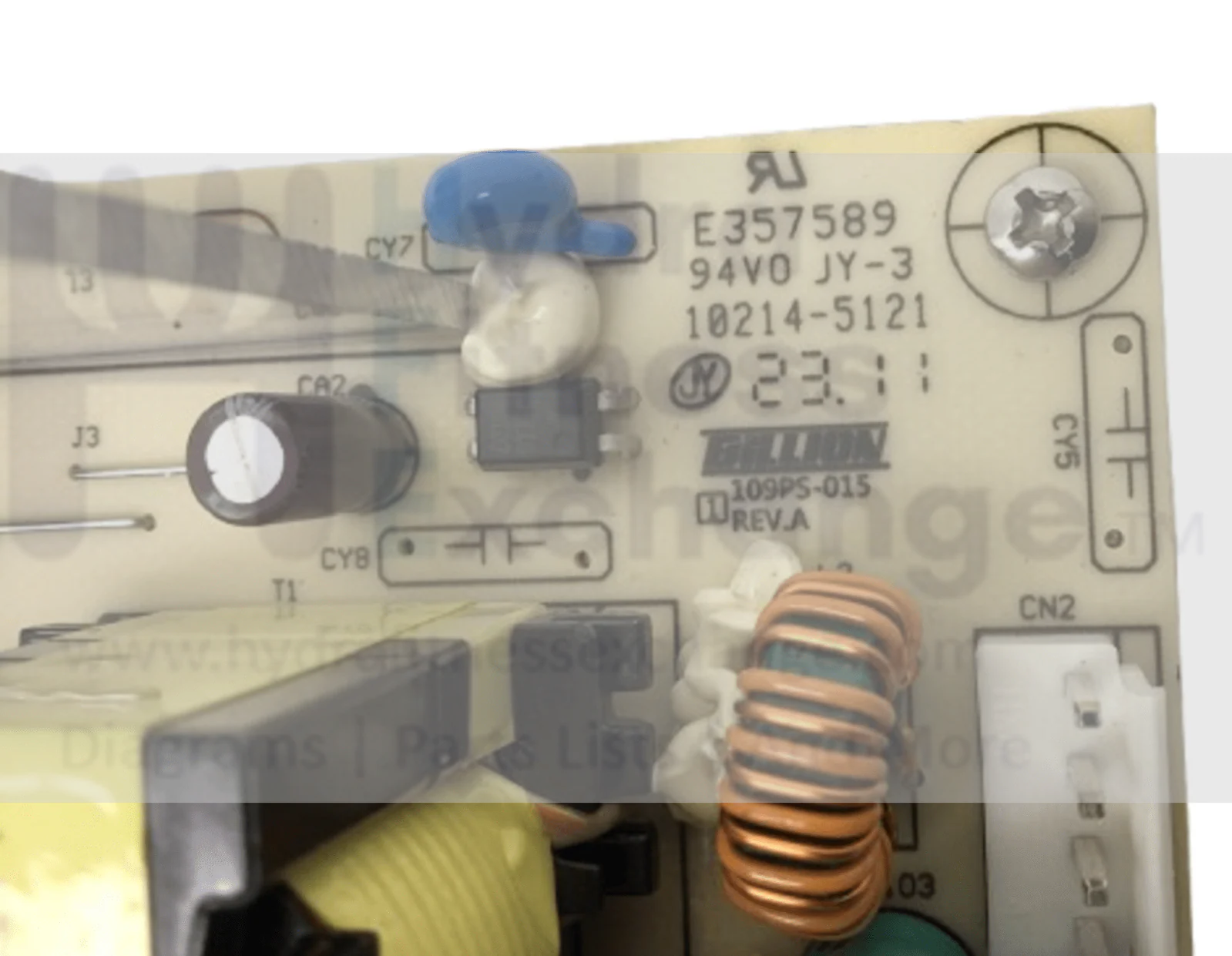 NordicTrack Treadmill Power Supply Board with Bracket 424108 & 445695 & 398609 - Image 2