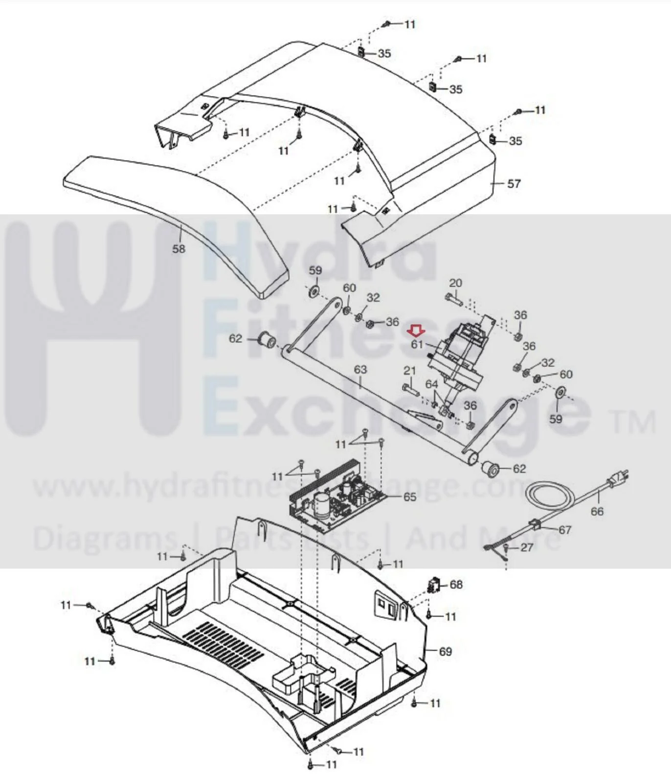 Nordictrack Weider Treadmill Incline Lift Elevation Motor Actuator 406603 MFR 406066 - Image 3