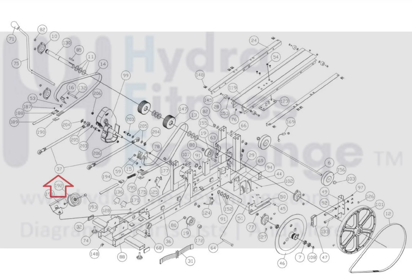 Nu-Step T4 TRS-4000 Recumbent Bike Connecting Link Assembly Kit 4076 - Image 2