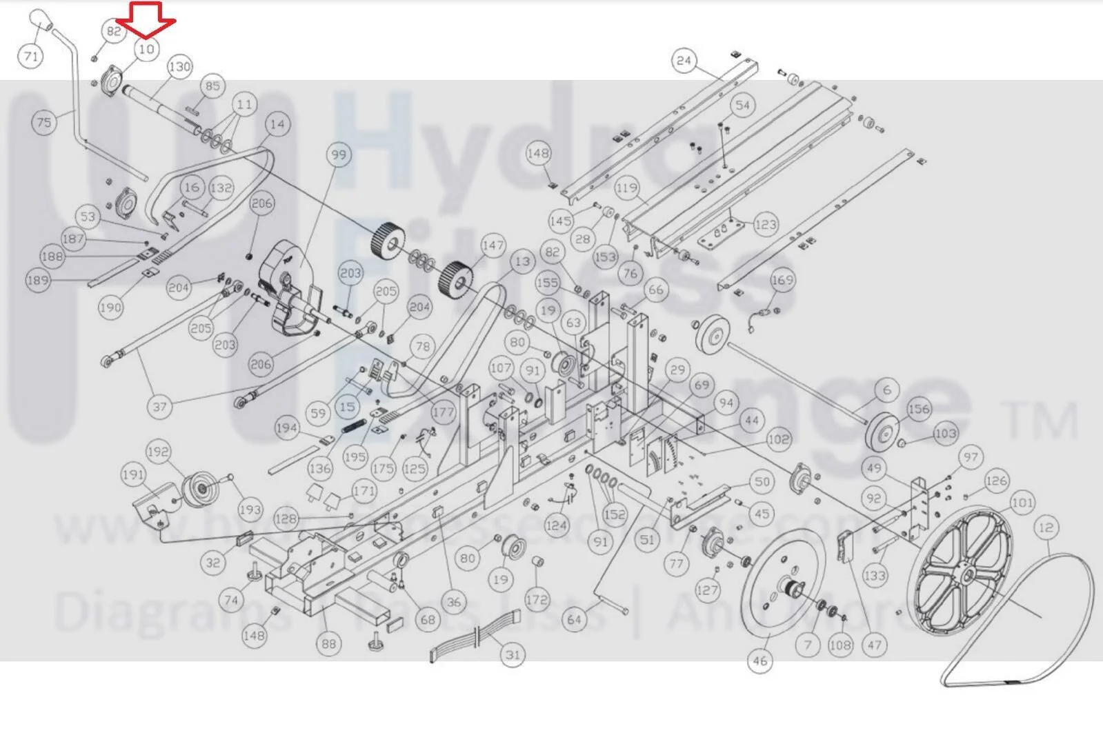 Nu-Step T4 TRS-4000 Recumbent Bike Just Roller Bearing 41006 - Image 2