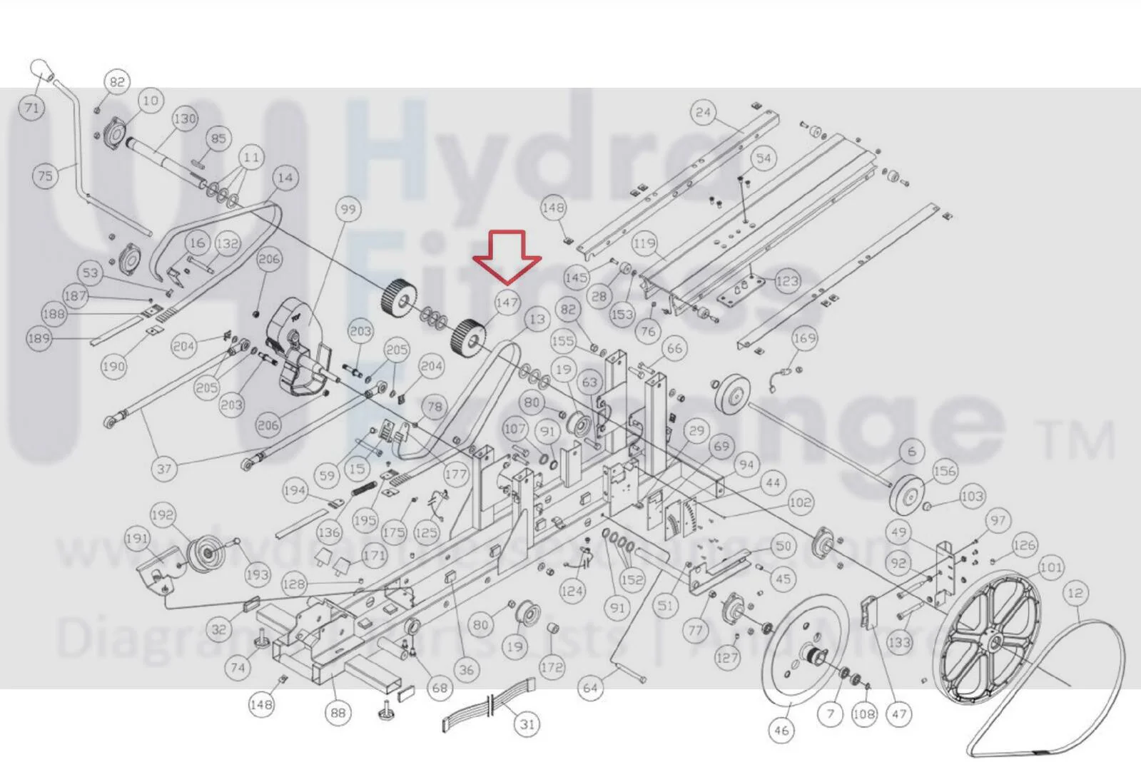 Nu-Step TRS-4000 T4 Version 1.2 1.3 1.4 Recumbent Bike Timing Belt Sprocket 4070 - Image 2