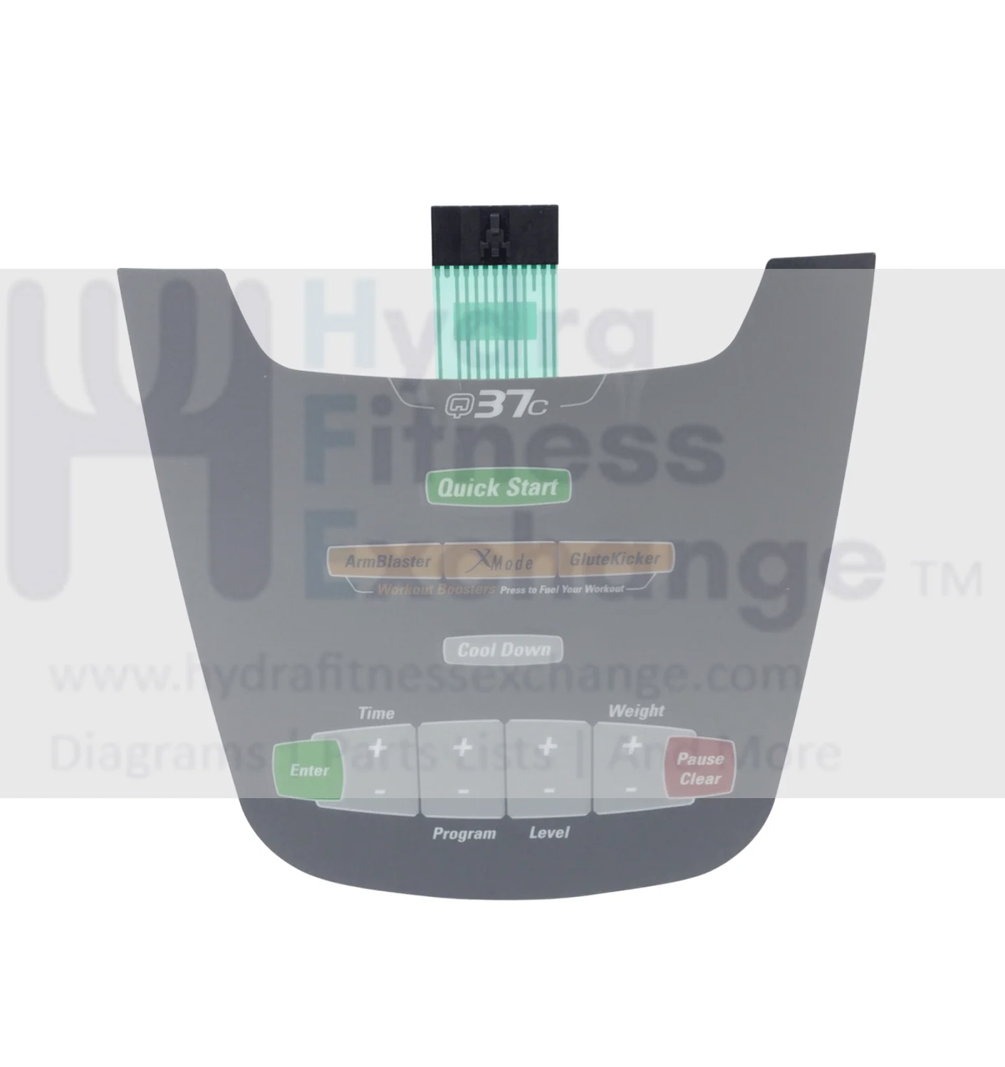Octane Fitness Q37c Elliptical Overlay Keypad 9104319-001 - Image 2