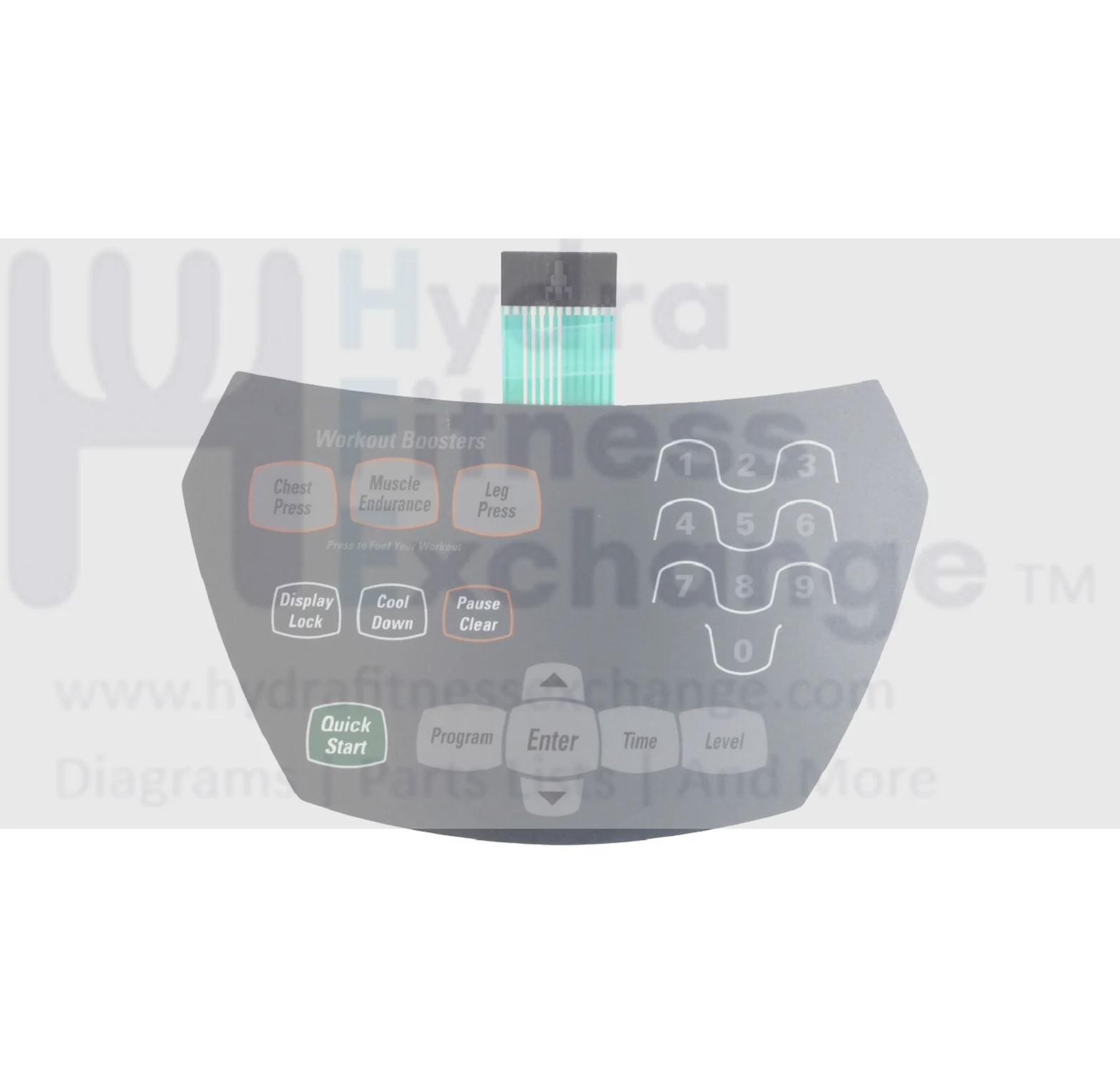 Octane Fitness xR6000 Elliptical Keypad Assembly 9102910-001