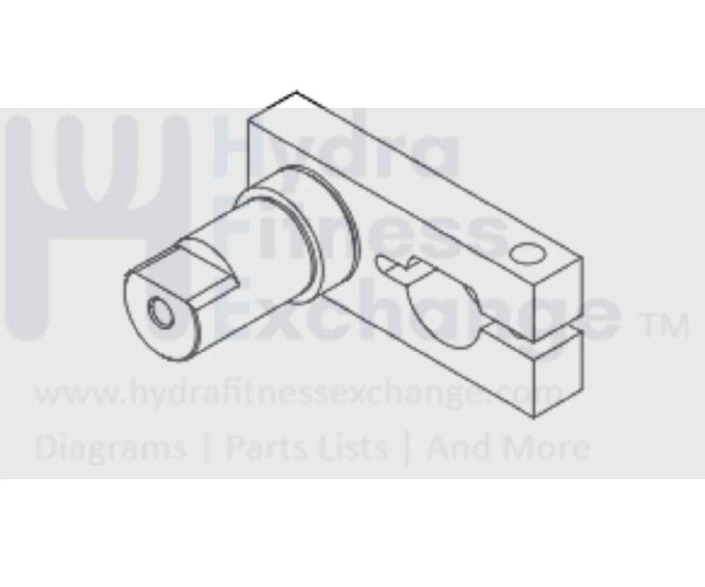 Octane Fitness xR650 XR6000 Elliptical Small Crank Arm Weldment 104762-001