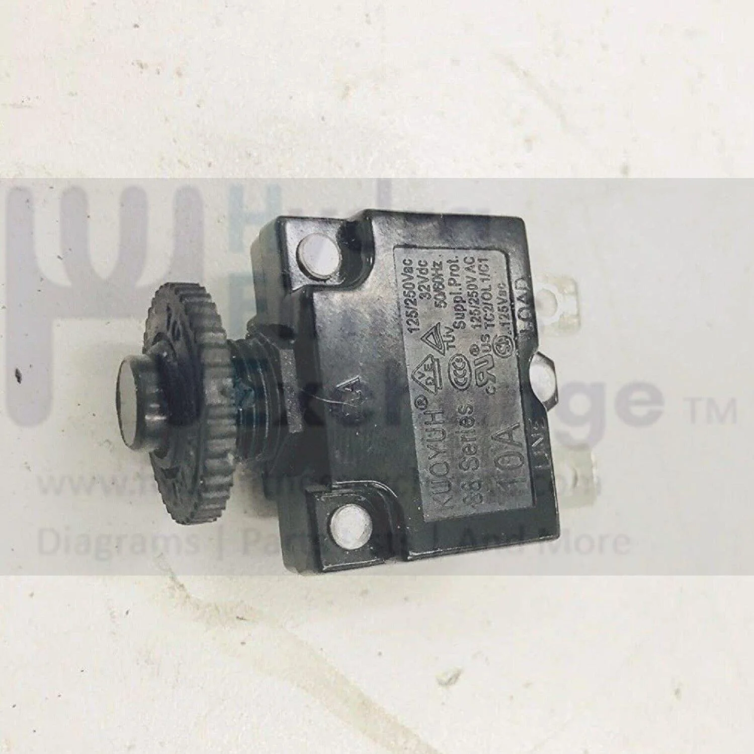 OMA 7200EB Treadmill Circuit Breaker Switch 10A 7372343 - Image 2
