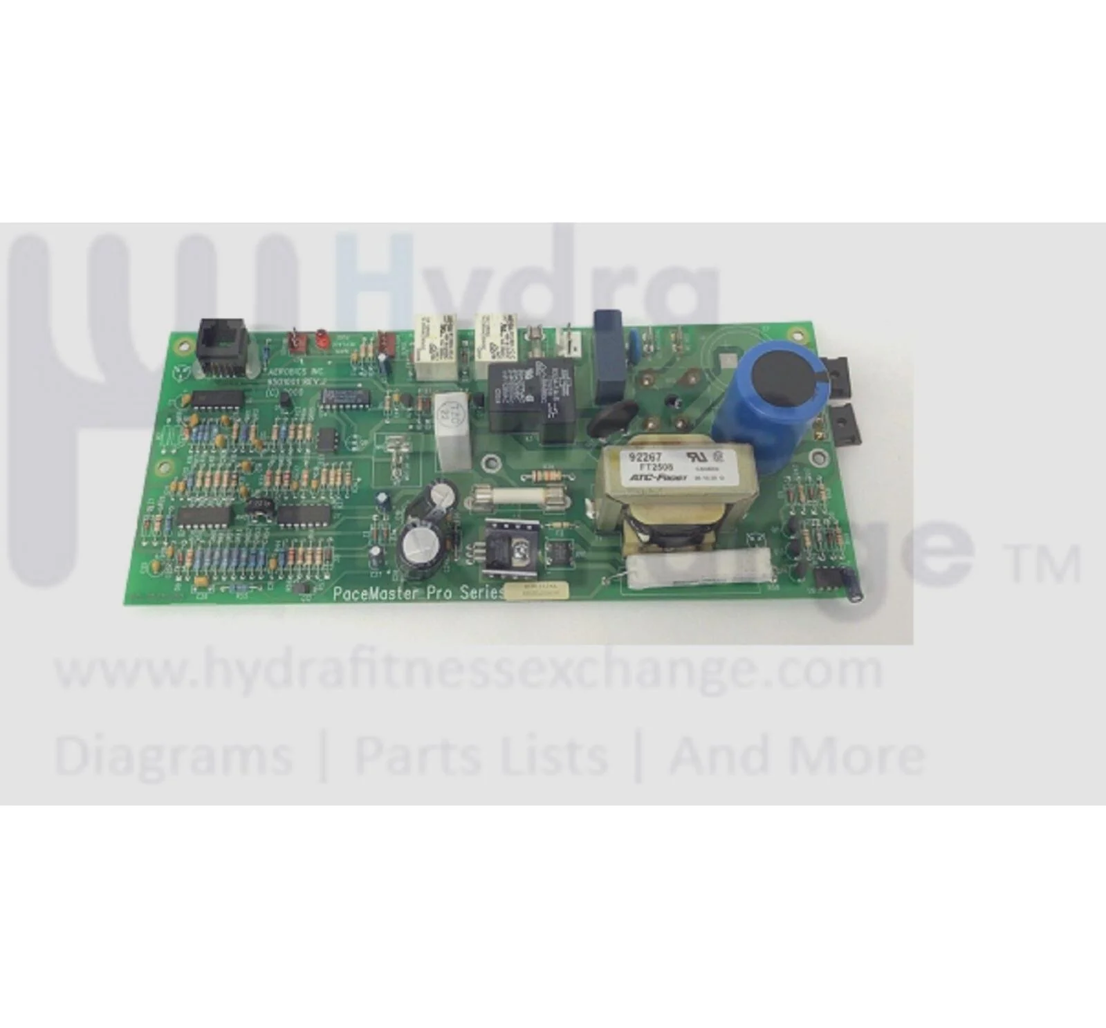 PaceMaster Pro Plus 2 Treadmill Controller Green without Mounting Plate APPPWRA