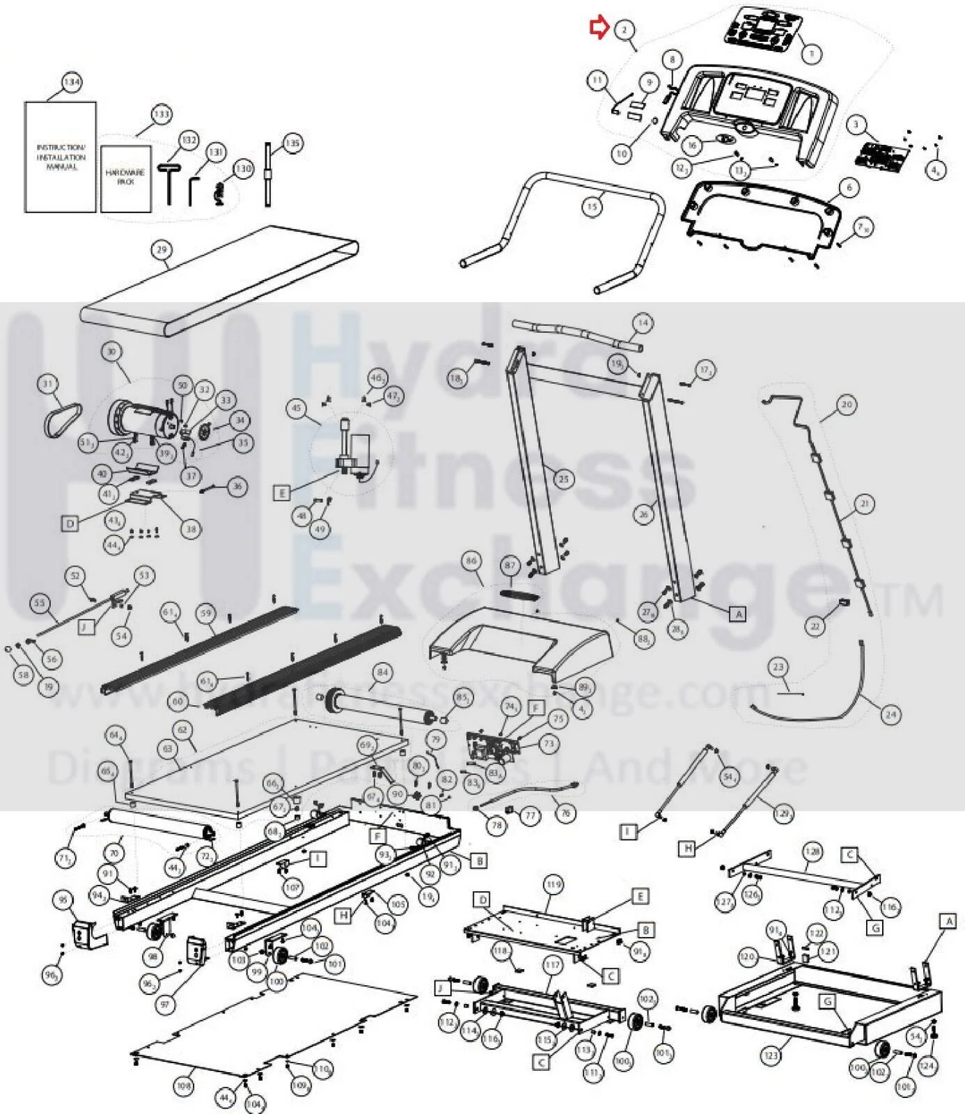 Pacemaster Treadmill Display Console Circuit Board Set Without Back PM-DCCBWOB - Image 4
