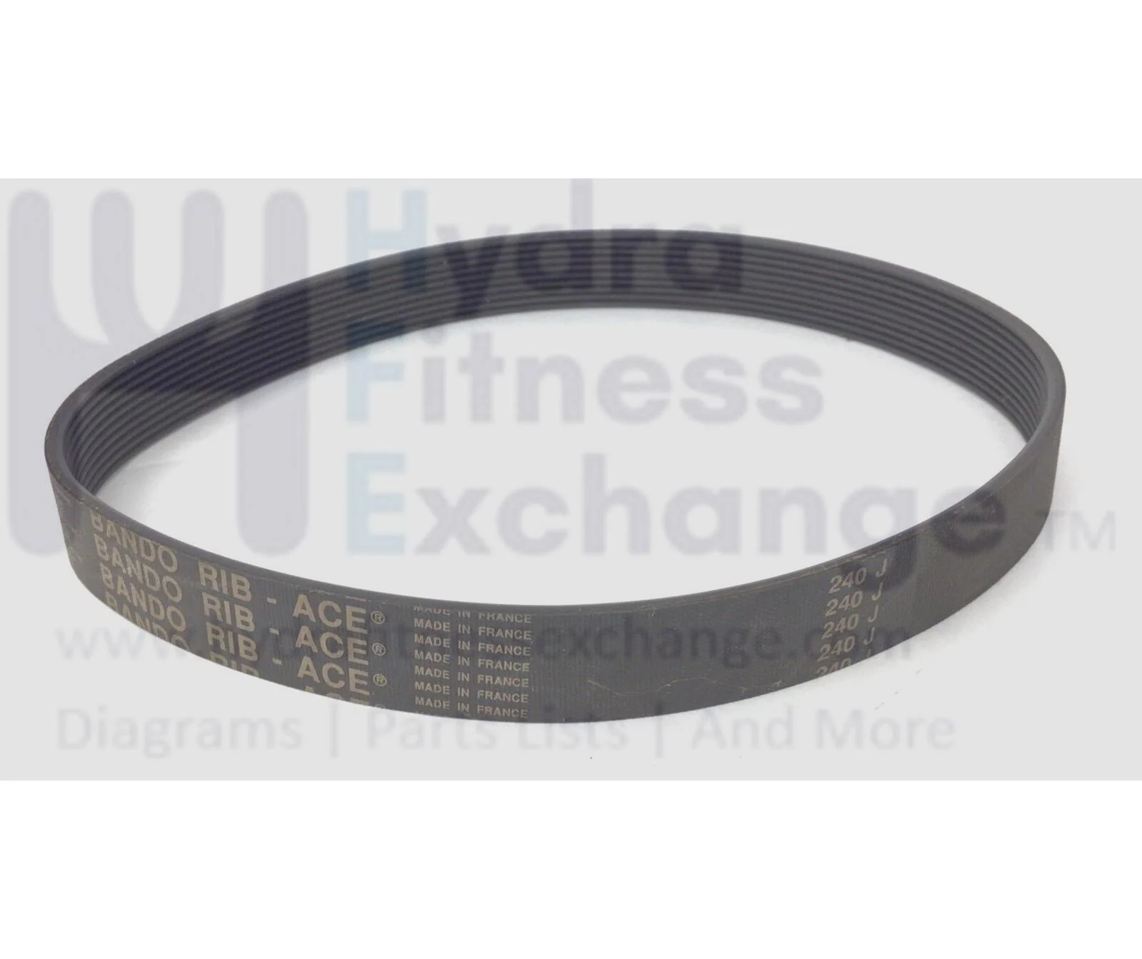 PaceMaster Treadmill Pulley Drive Belt 24" Ribs 10 APPDRBLTN - Image 2