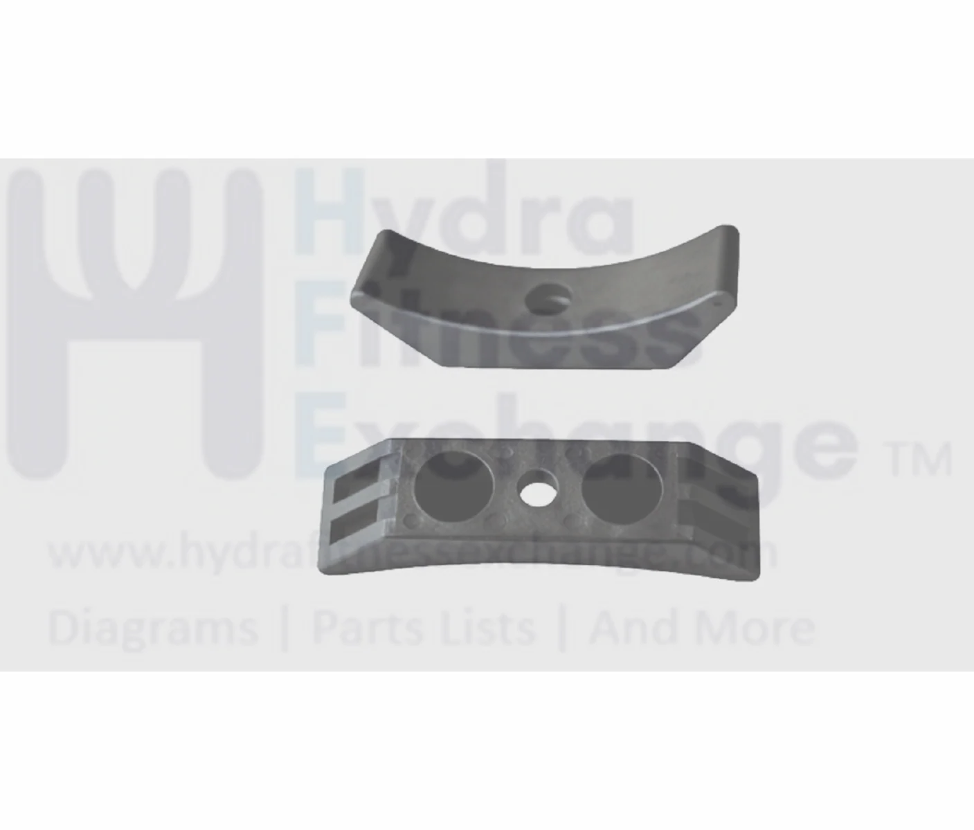 Plastic Dumbbell Rack Weight Saddle Rest 146Lx35Wx90H mm-D10mm Miscellaneous - Image 2