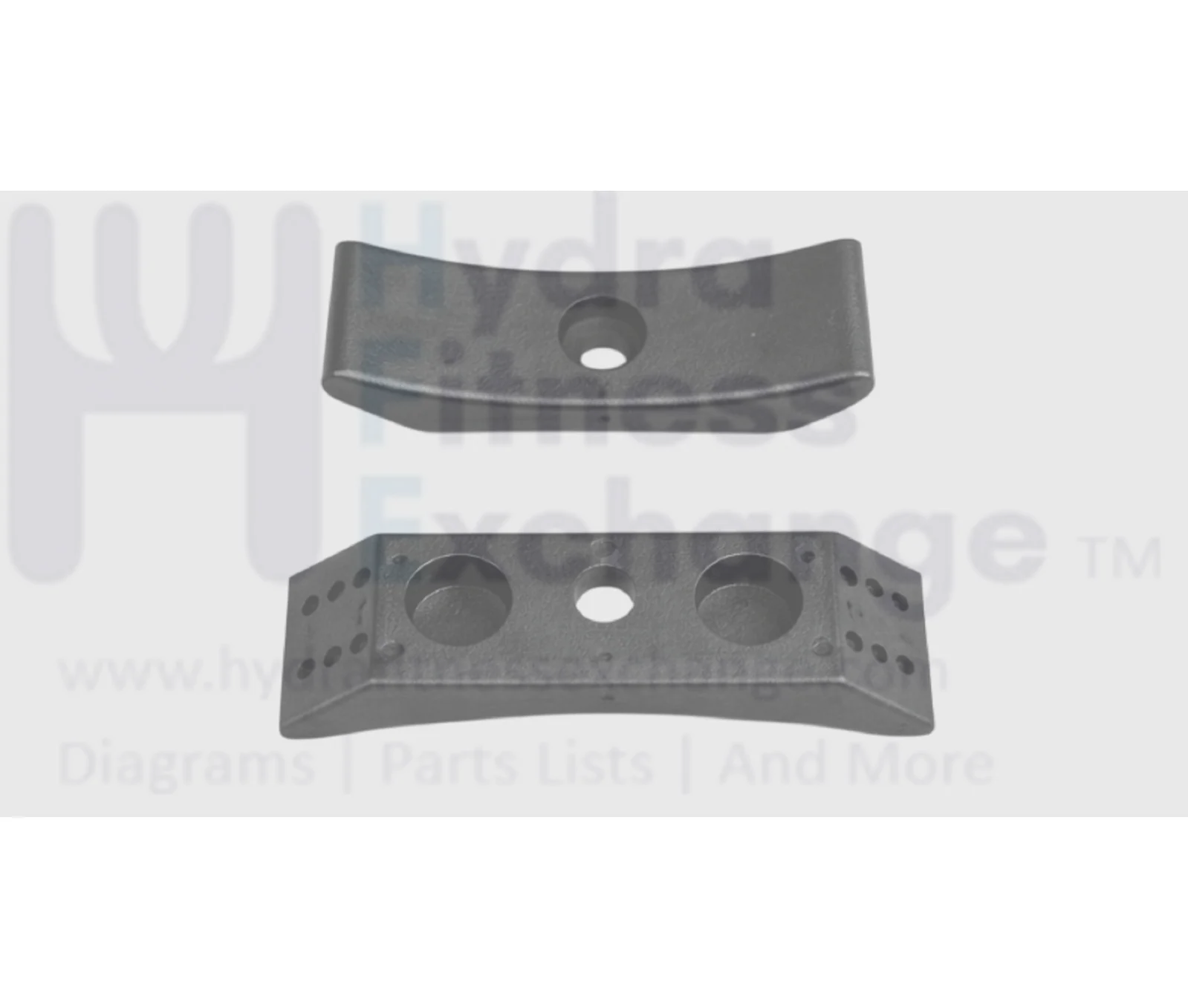 Plastic Dumbbell Rack Weight Saddle Rest 40 x 36 x 70H mm-D10 Miscellaneous