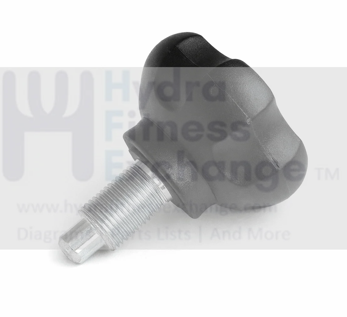 Pop Pin 2.56" Knob Thread of Pin 5-8" Fine Thread 1"L Tip of Pin Dia 5-16"-8mm - Image 2