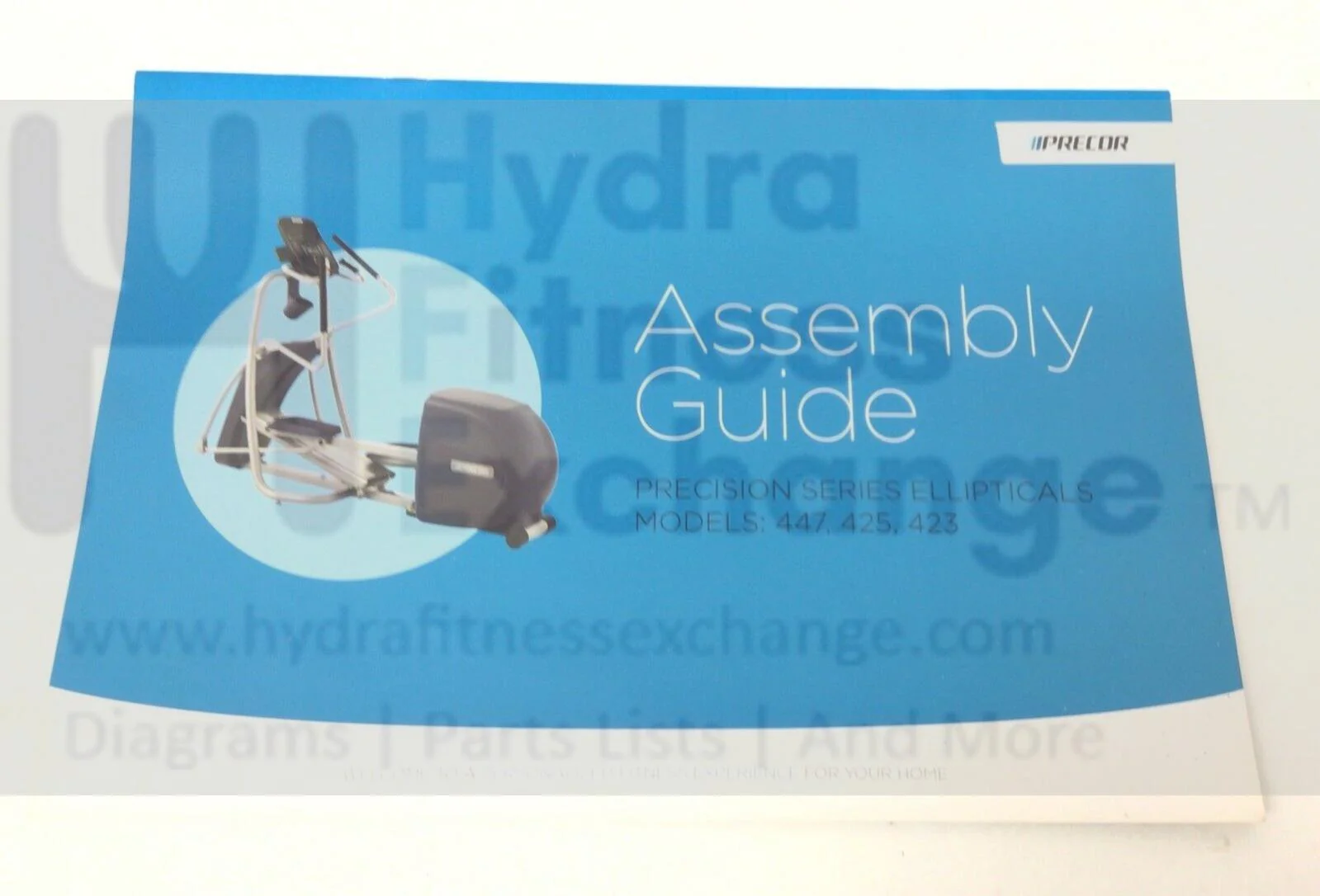 Precor 447, 425, 423 Elliptical Assembly Guide