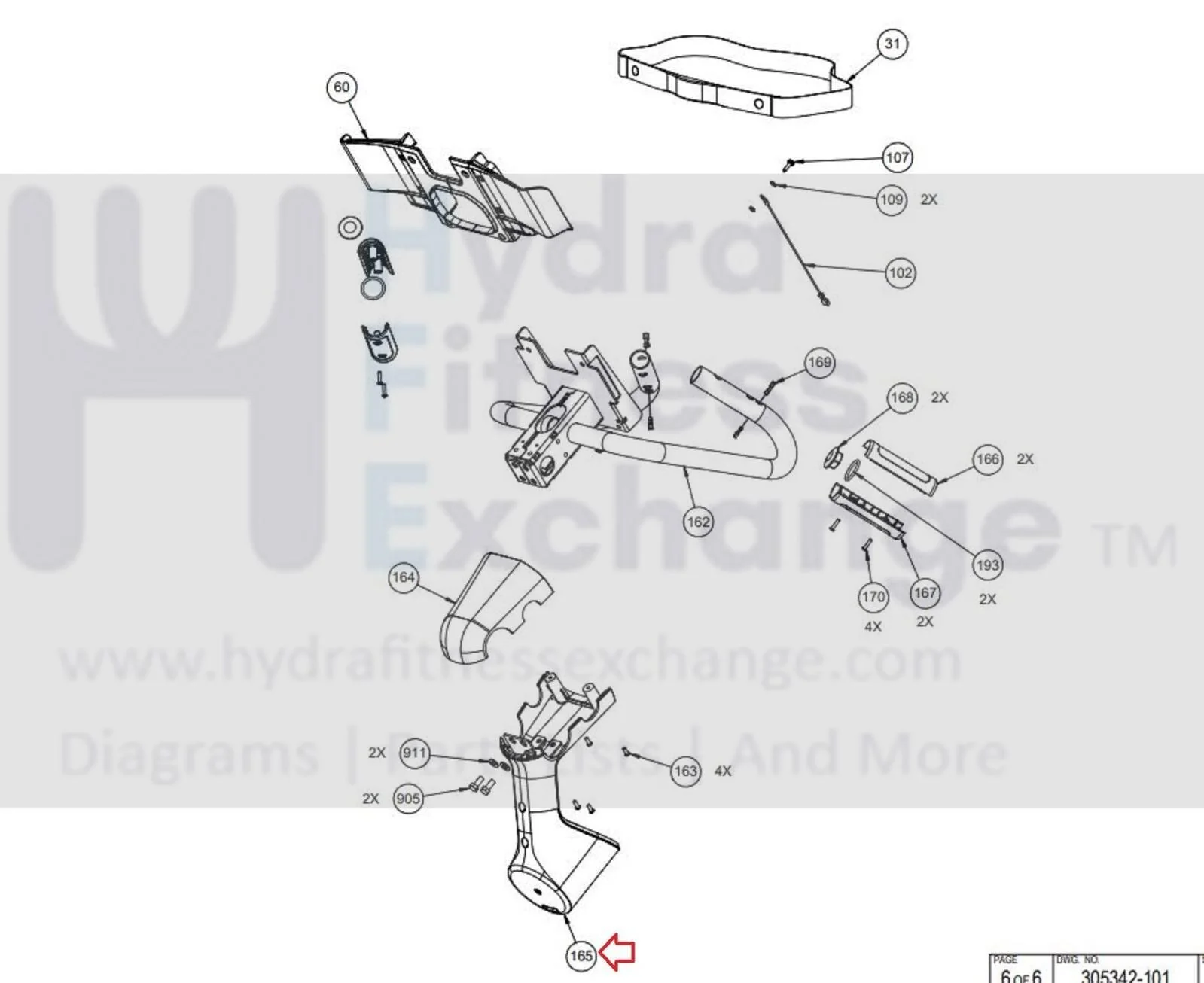 Precor 447-EFX4X7-18 EFX 427 Elliptical Cup Holder 302966 - Image 3