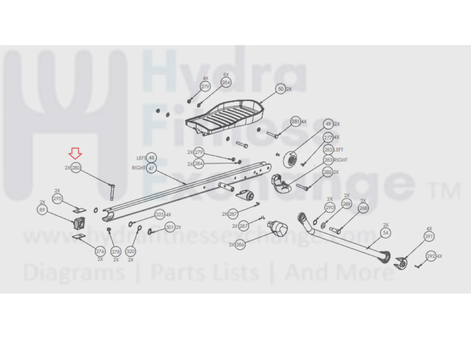 Precor 447-EFX4X7-18 Elliptical Screw 5/16 - 18 X 2.50" PPP00000RANN031200 - Image 2