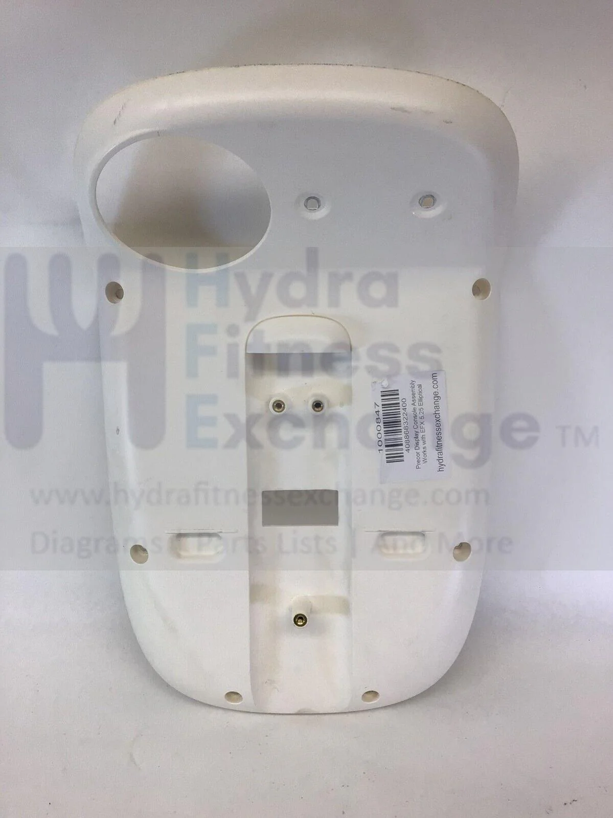 Precor 5.21 EFX 5.23 Elliptical Display Console Back Cover PPP000000RX2S72000