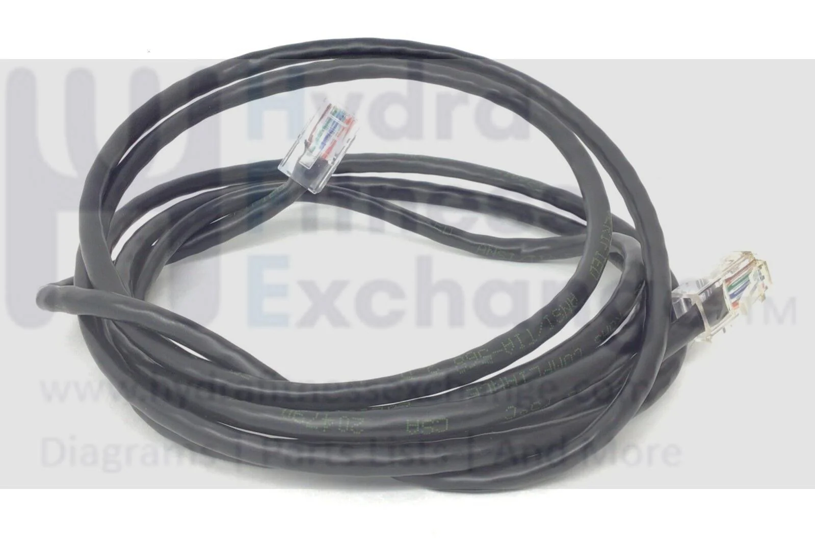 Precor 635 EFX600-18 - A485 Elliptical Large Data Cable Black RJ45 8 Pin