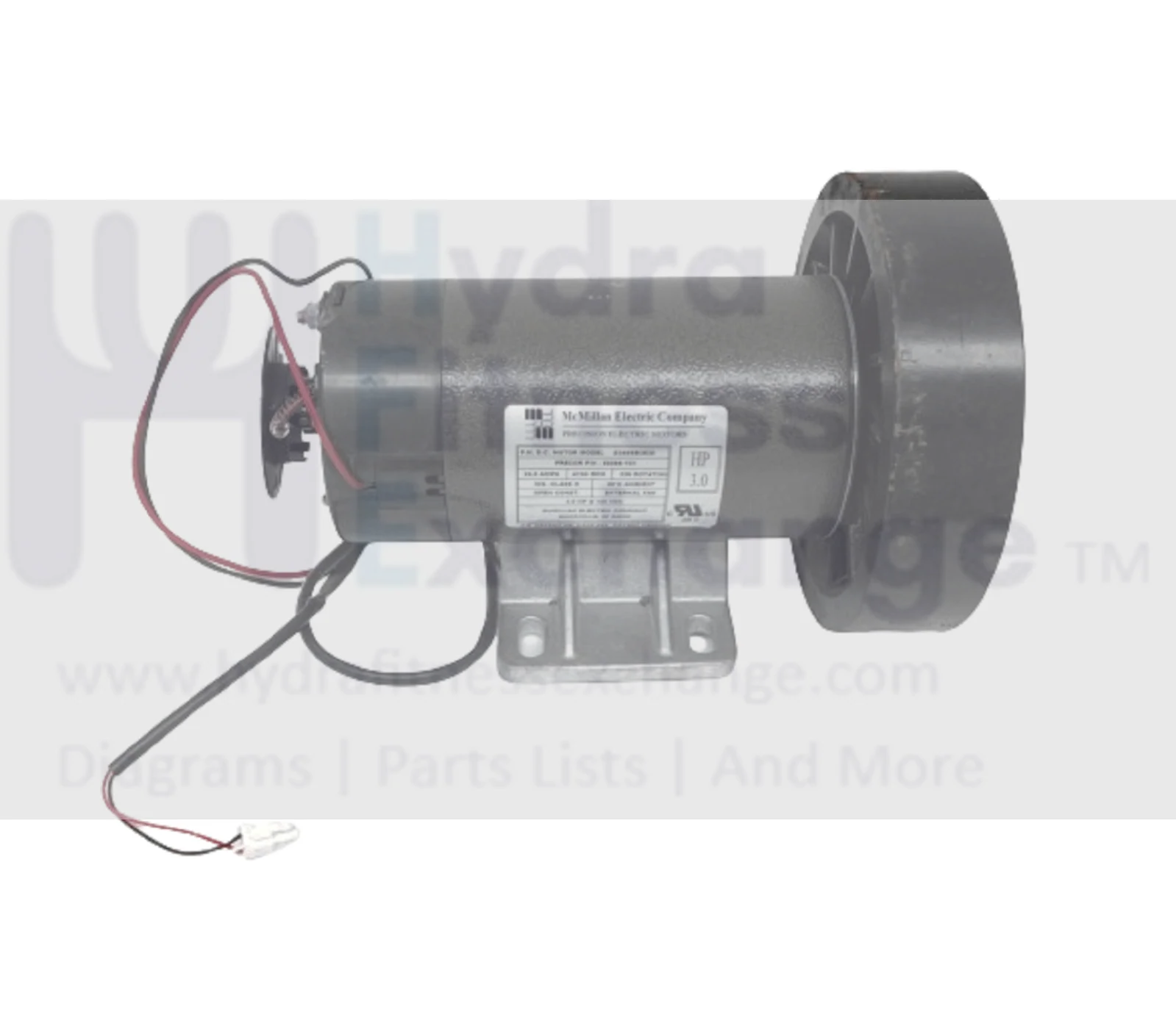 Precor 9.3x TRM 400-14 445/425 Treadmill DC Drive Motor with Flywheel 35697-101
