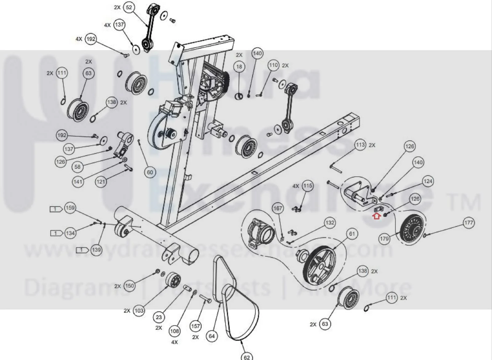Precor AMT-12 885 833 835 Elliptical Cast L Bracket AMT12-CLB - Image 2