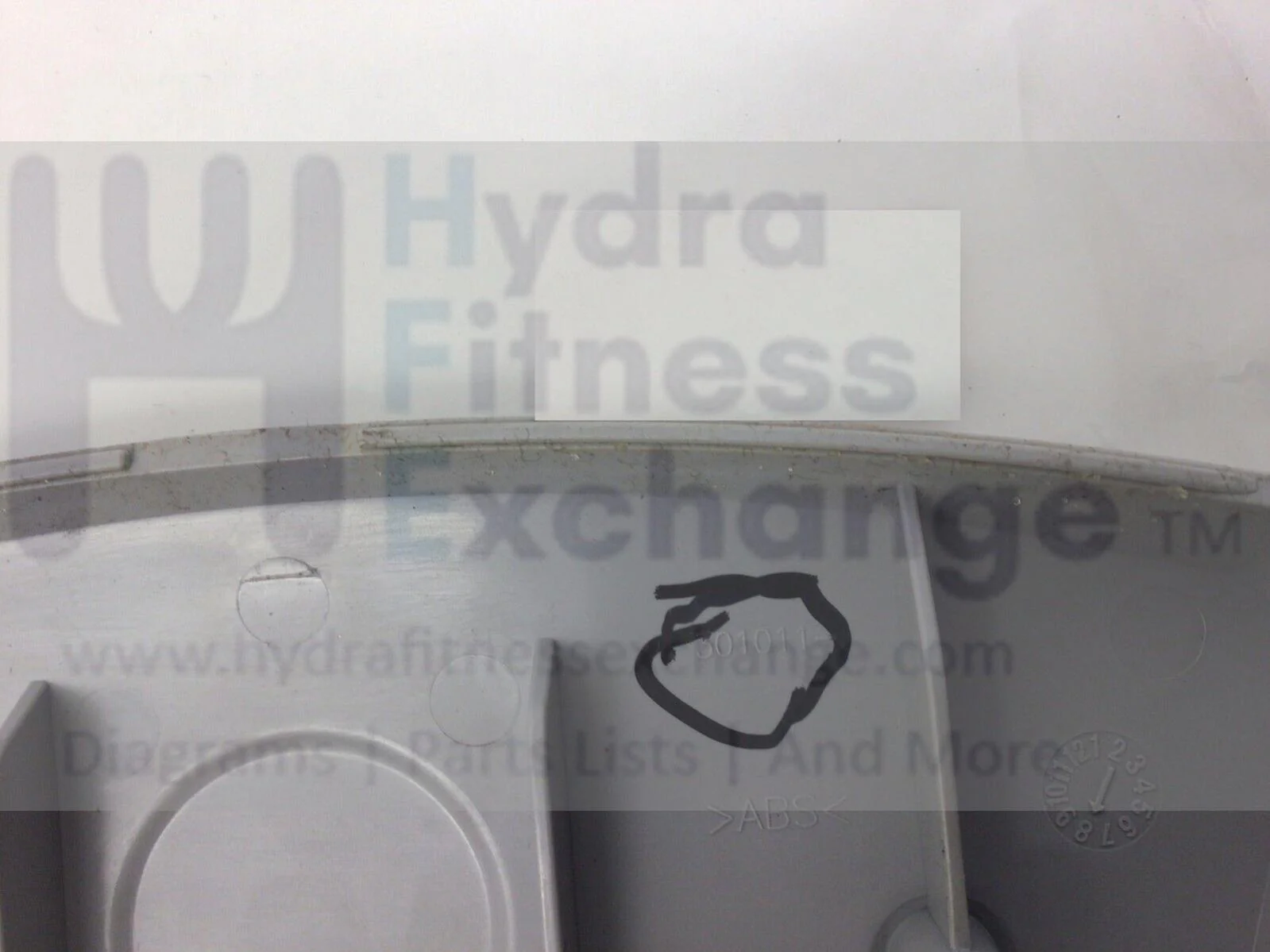 Precor AMT-12 885 Elliptical Upper Pulley Outer Cover Plastic 301011-108 - Image 3