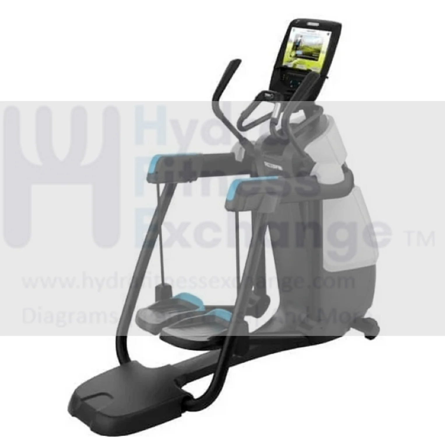 Precor AMT 885 W/ P82 Console Adjustable Stride Elliptical