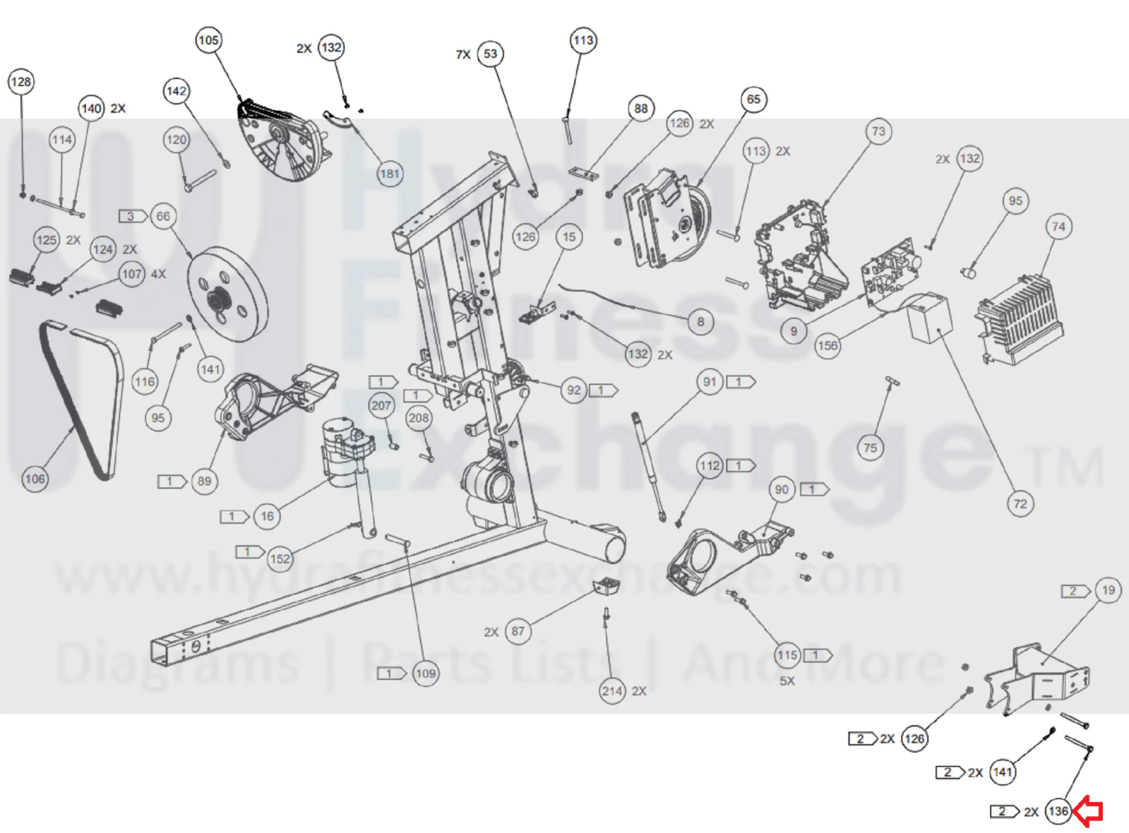 Precor AMT AMT10 AMT12 C100i Elliptical Screw 5/16"-18x35" PPP00000HCCN031350 - Image 2