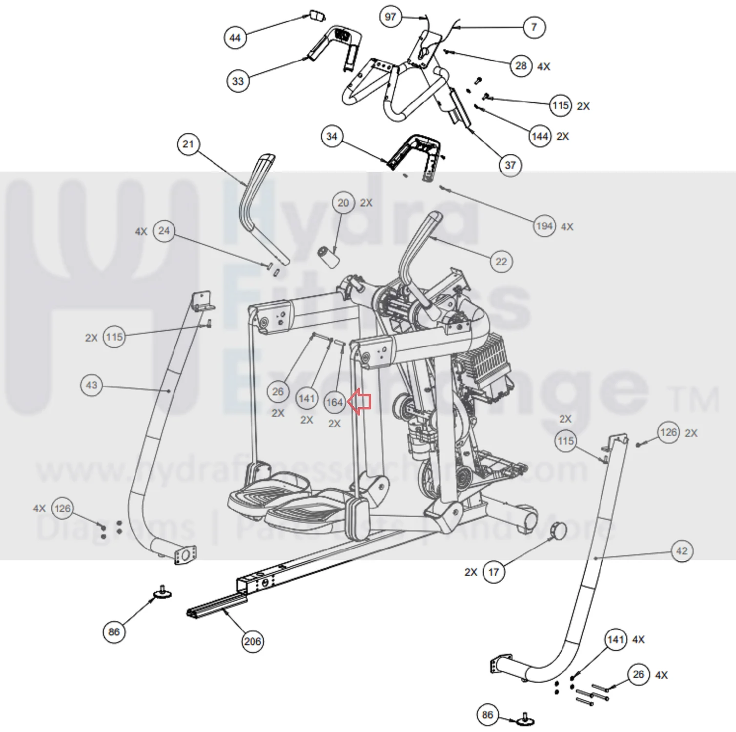 Precor AMT12 833 835 Elliptical Spirol Spacer PPP000000303052101 - Image 2