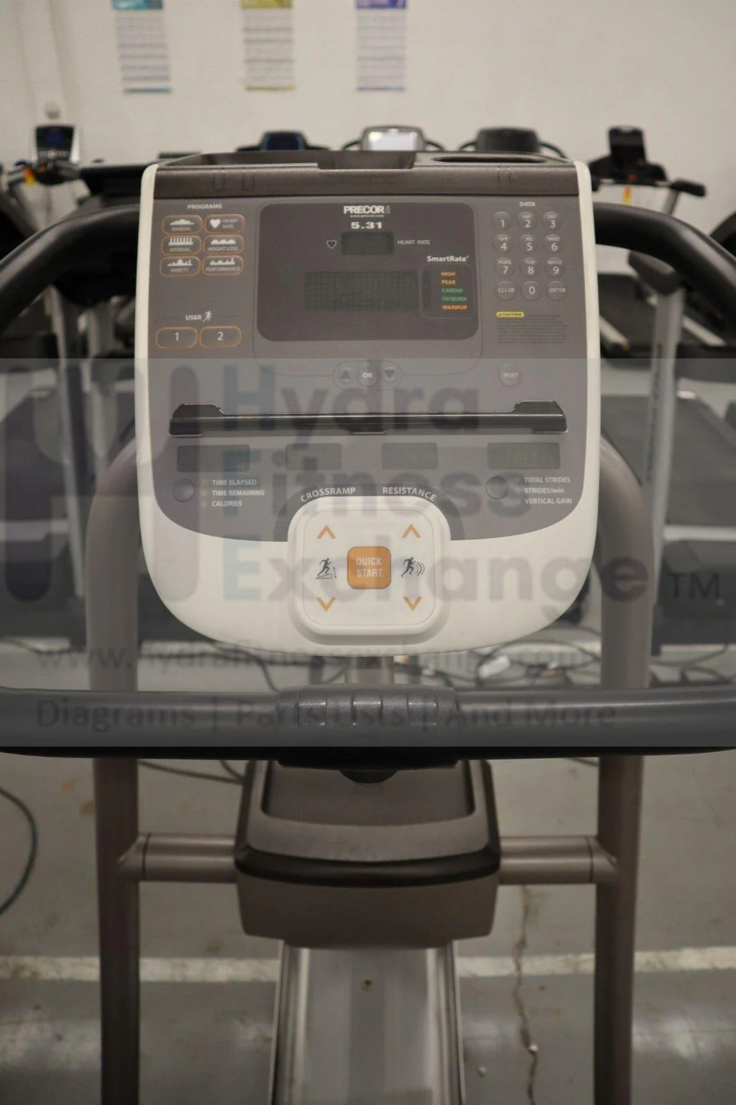 Precor EFX 5.31 AMWEB0 Adjustable Inline Elliptical - Image 3