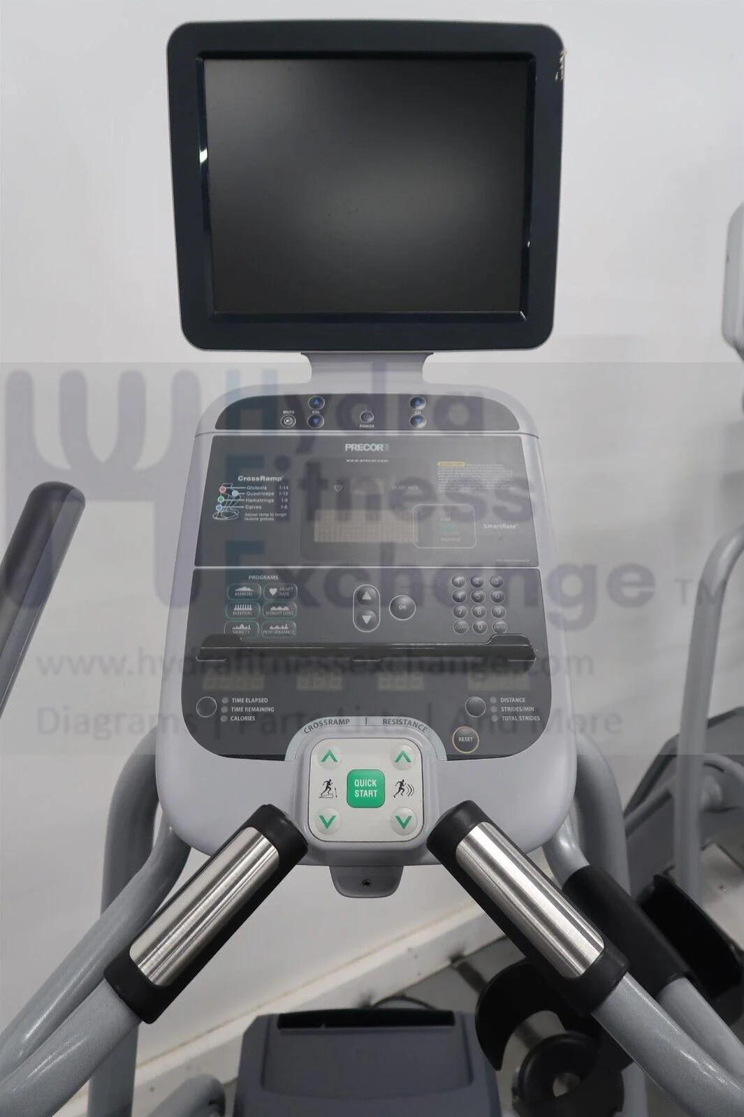 Precor EFX 536i w Moving Arms AEZCB2 Adjustable Inline Elliptical - Image 4