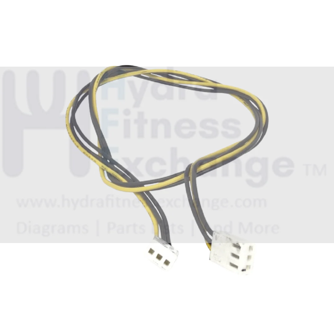 Precor EFX800 Elliptical 3 Pin Wire Harness Black & Yellow 3pin-wir-55 - Image 2