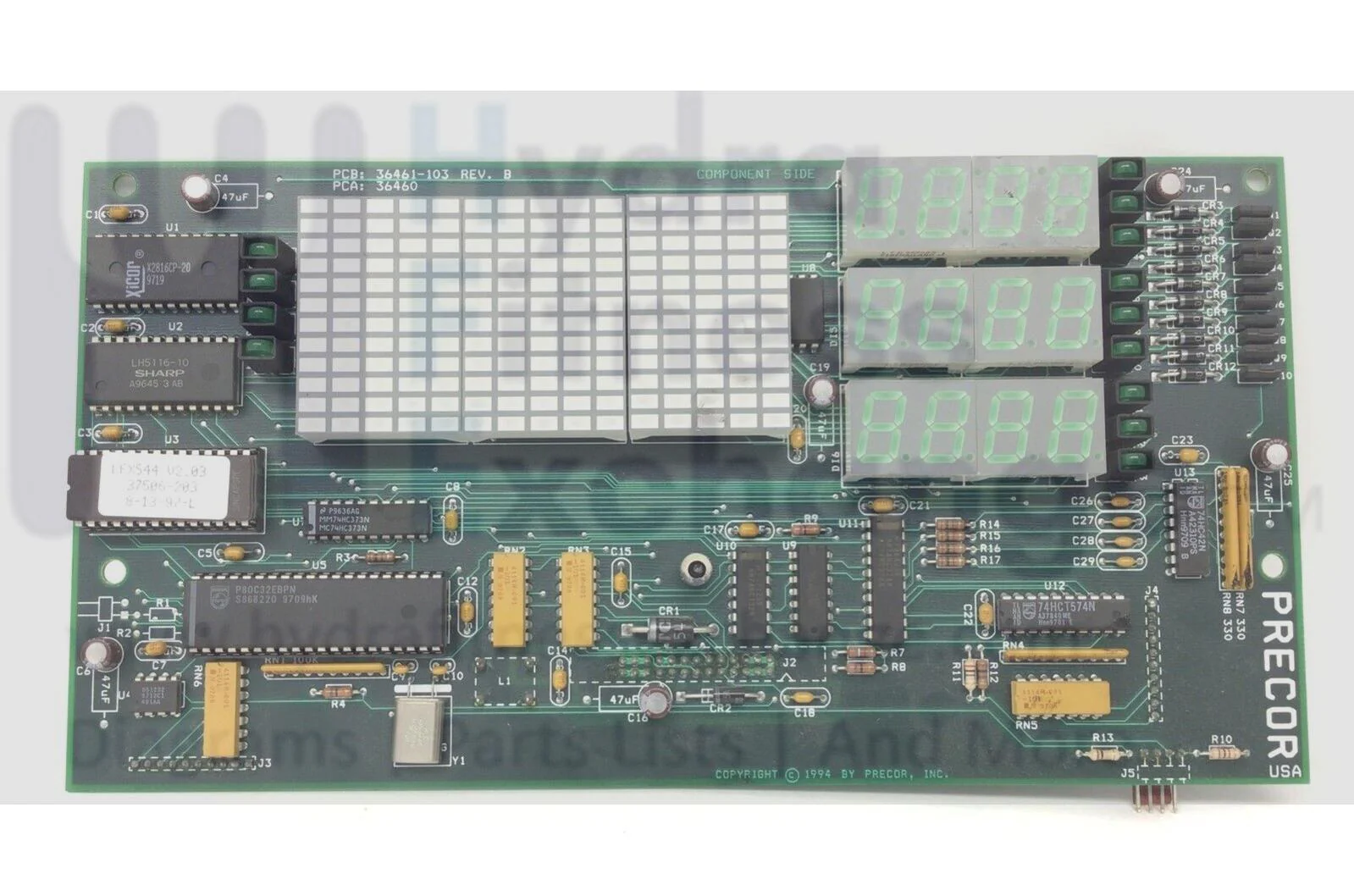 Precor Elliptical Console Circuit Board with C544 1x Software 38676-105