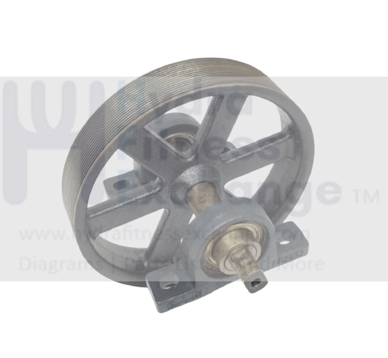 Precor Elliptical Drive Input Shaft with Bearing Assembly 45976-101