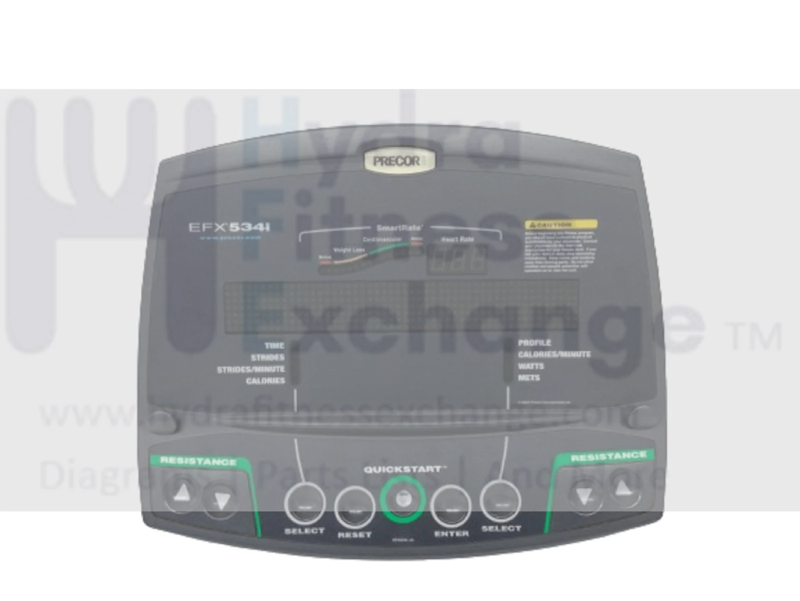Precor Elliptical Full Display Console With Circuit Board 48017-101