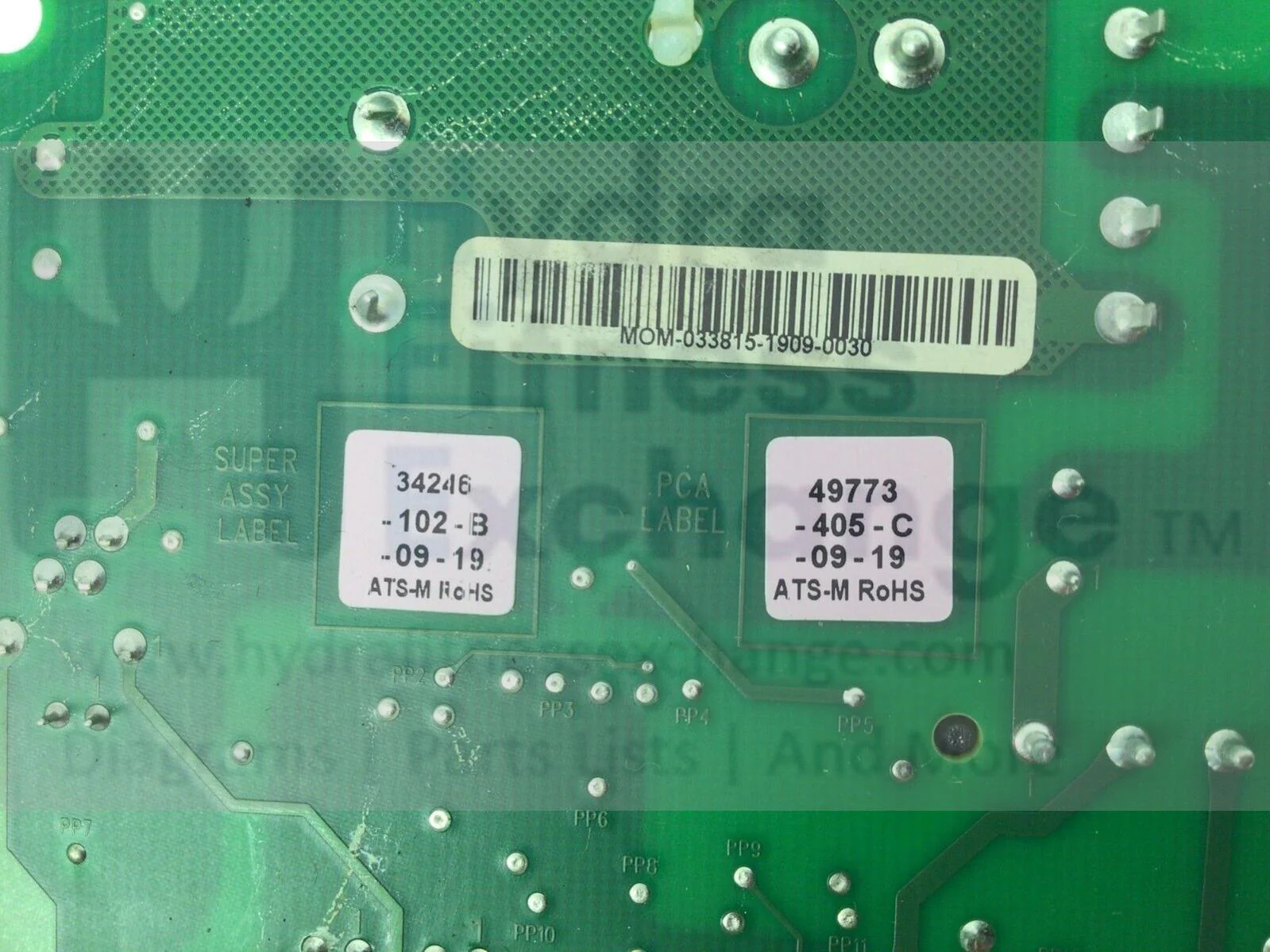 Precor Elliptical PCA Electronic Board PPP000000034246102 34246-102 & 49773-405 - Image 4