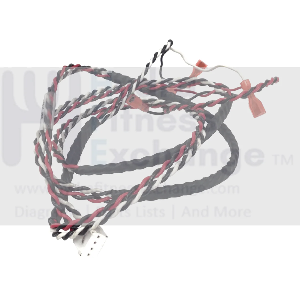 Precor Elliptical White Black Braided Wire MFR- 304126-050 & PPP000000304126050 - Image 2