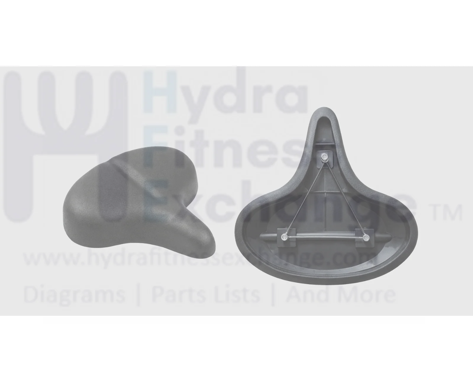 Precor Indoor Cycle Saddle Seat 3 Bolts Base L 270mm (10.63") x W 275mm (10.83") - Image 2