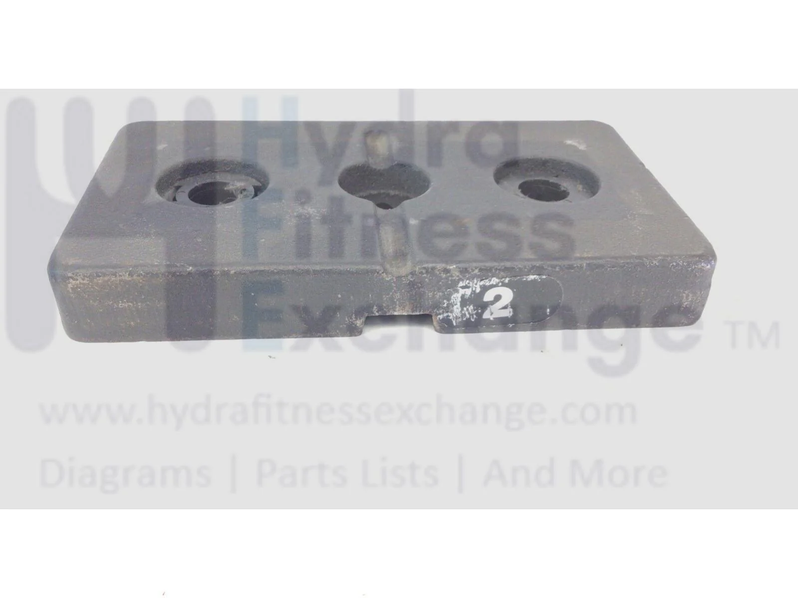Precor Pacific Catalina Strength System 10Lb Cast Iron Weight Stacking Plate - Image 2