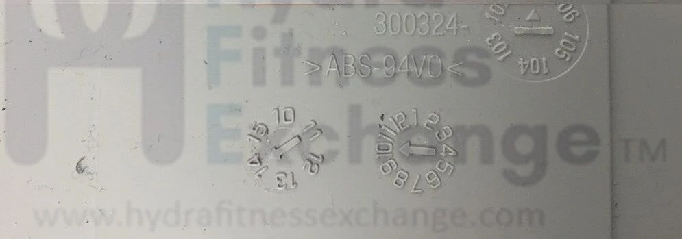 Precor PVS15-DT Cardio Theatre Bezel Back Cusmetic Cover PPP000000300324101 - Image 2