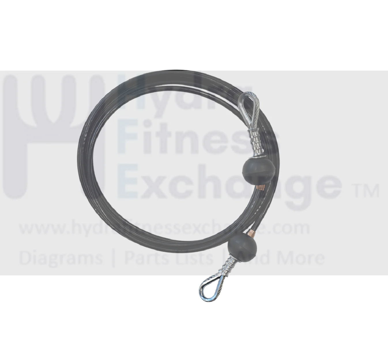 Precor S3.55 Strength System Cable Assembly 191" Custom 46007-102