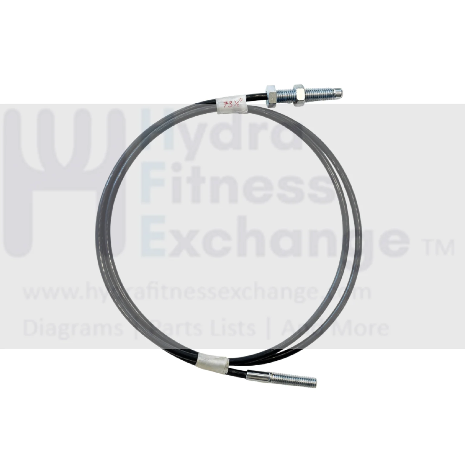 Precor S3.55 Strength System Fly Serpentine Custom Cable 73" 46004-101 - Image 2