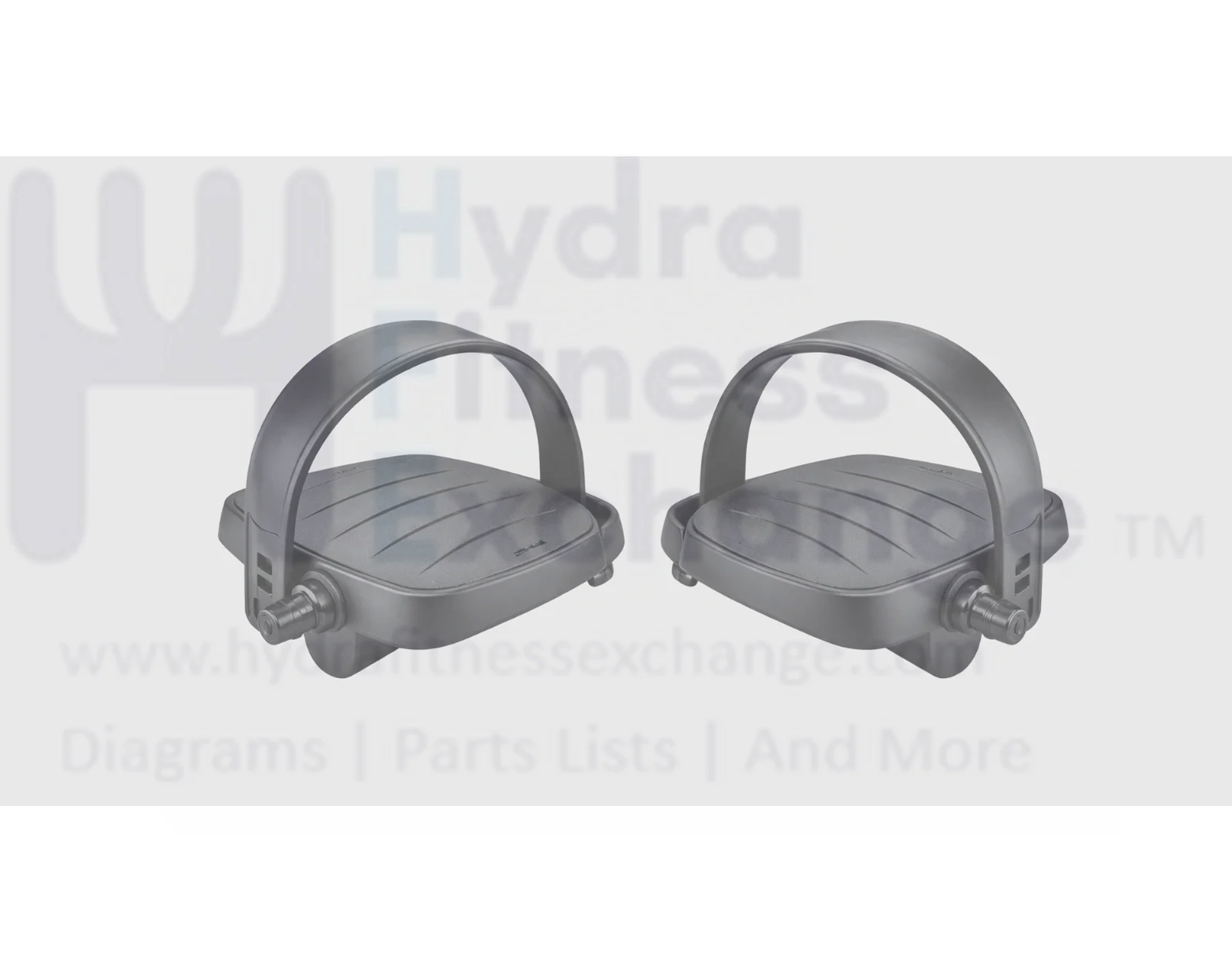 Precor Stationary Bike L & R Foot Pedal Pair 9/16" PPP000000058017102 - Image 2