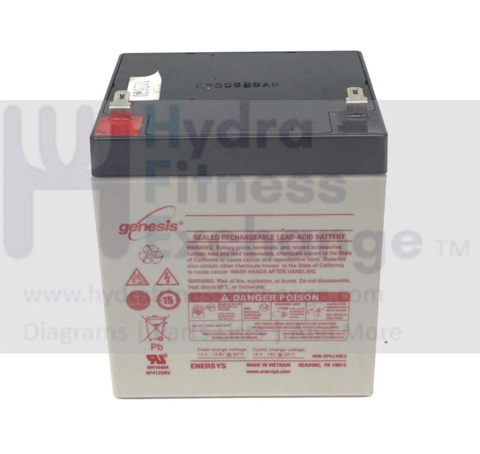 Precor Stationary Bike Sealed Rechargeable Lead Acid Battery PPP000000012258040