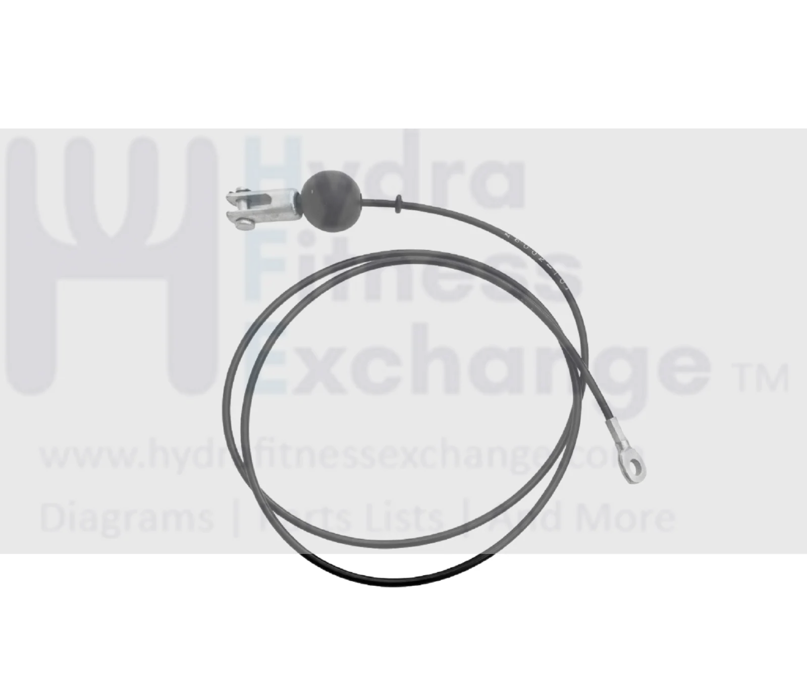 Precor Strength System Cable Assembly 60" x 4.7mm - 1.5" Stop - 0.75"FE Clev