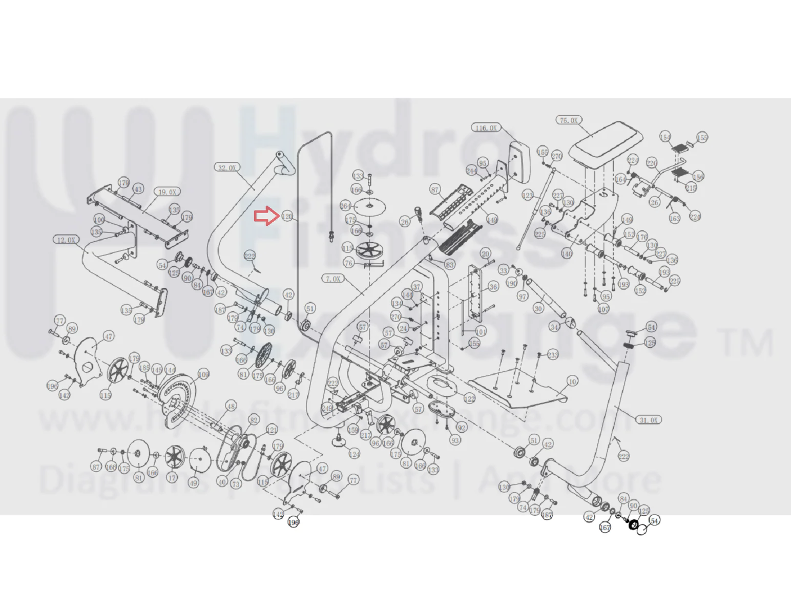 Precor Strength System Cable Assembly MFR-HSL0310 & PPP000CWS047000101 - Image 3