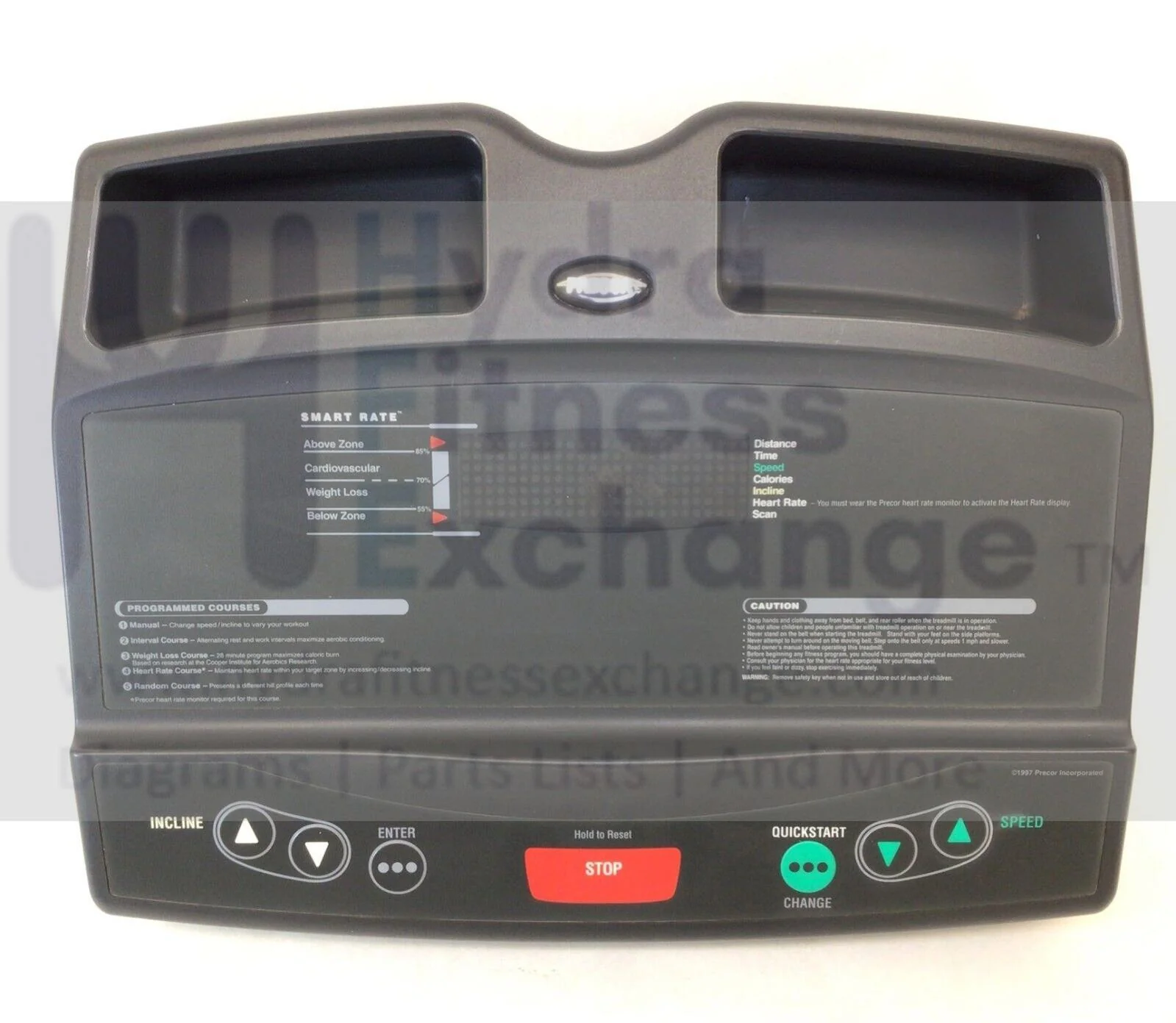 Precor Treadmill Electronic Display Console Panel 38672-102