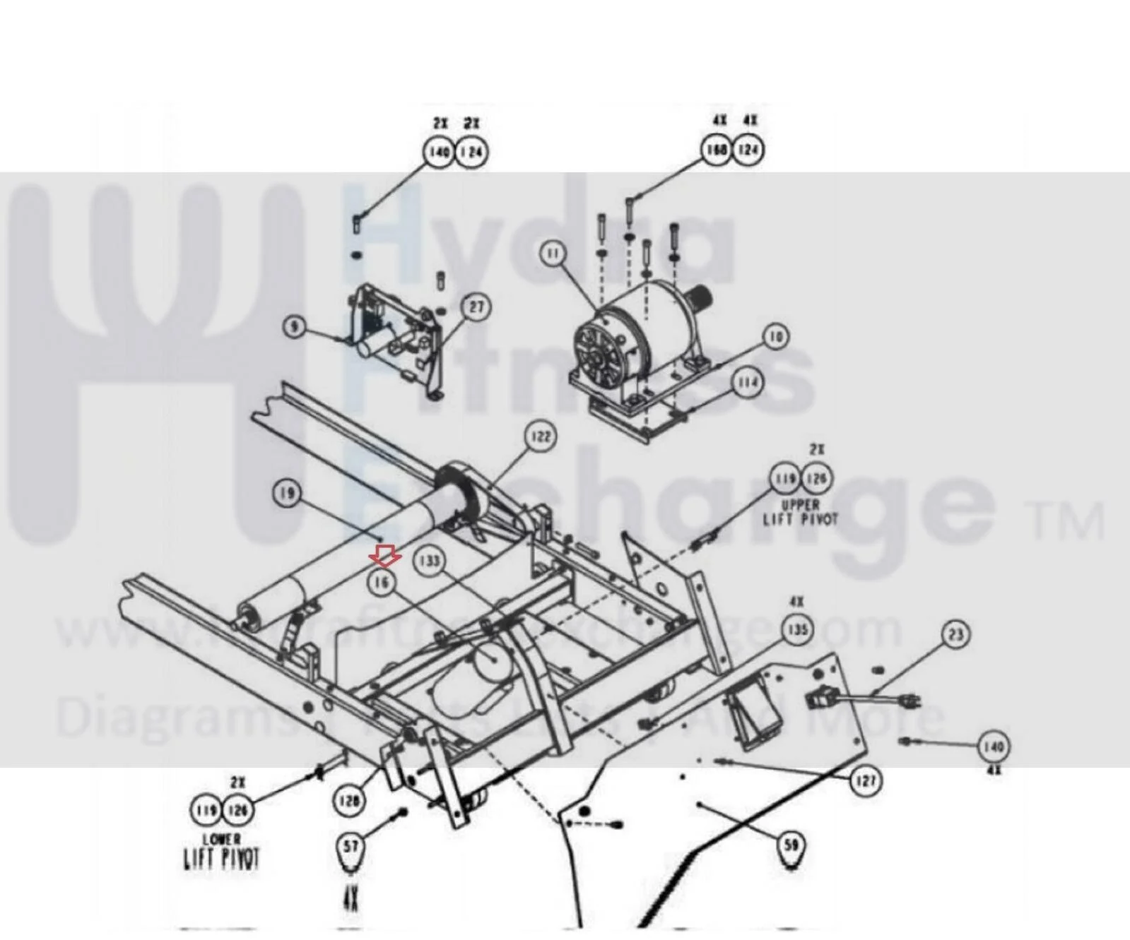 Precor Treadmill Incline Lift Elevation Motor Actuator 44064-105 - Image 3