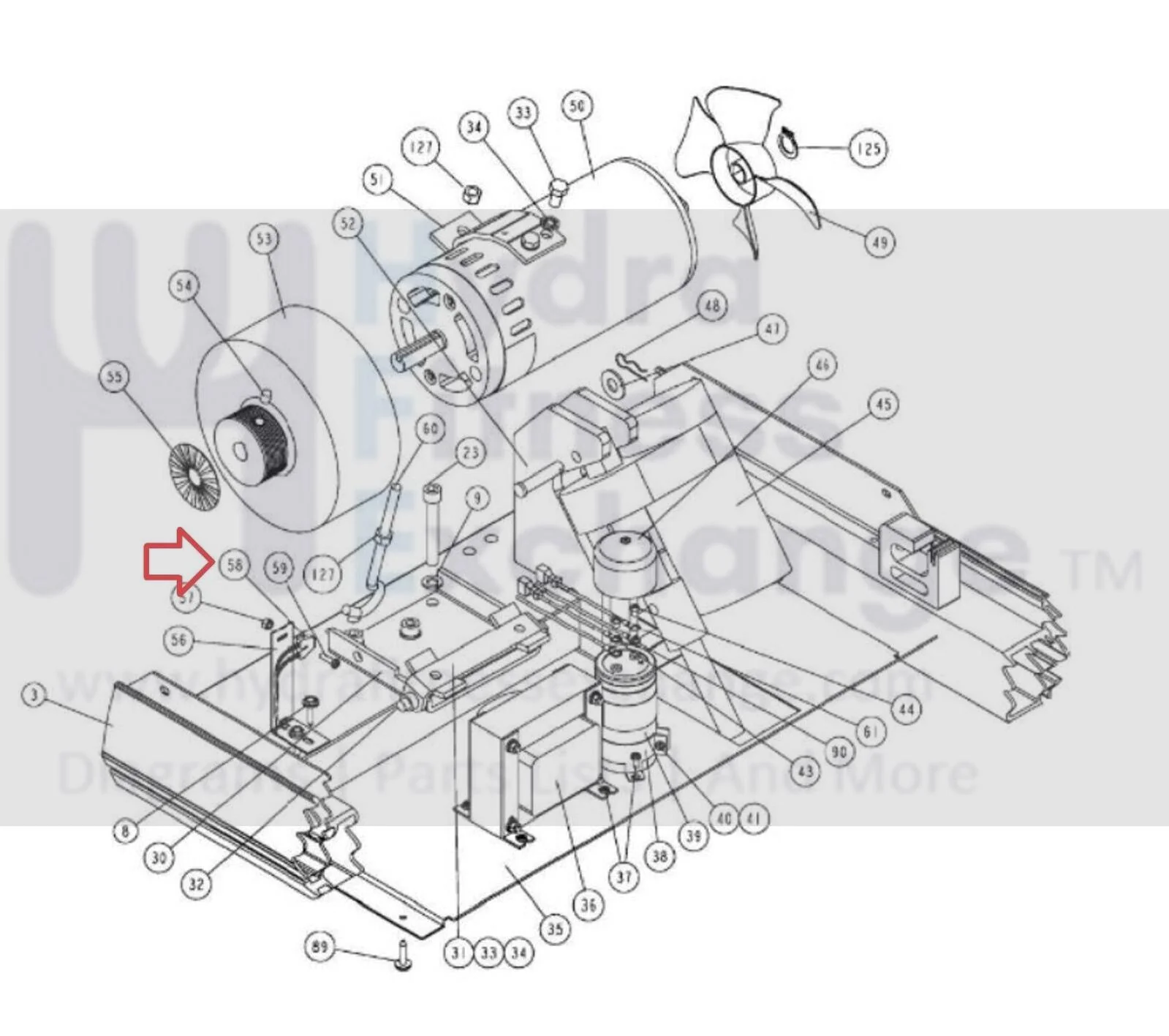 Precor Treadmill Speed Sensor Wire with Mounting Bracket MFR-H0A6427-2 36833-102 - Image 2